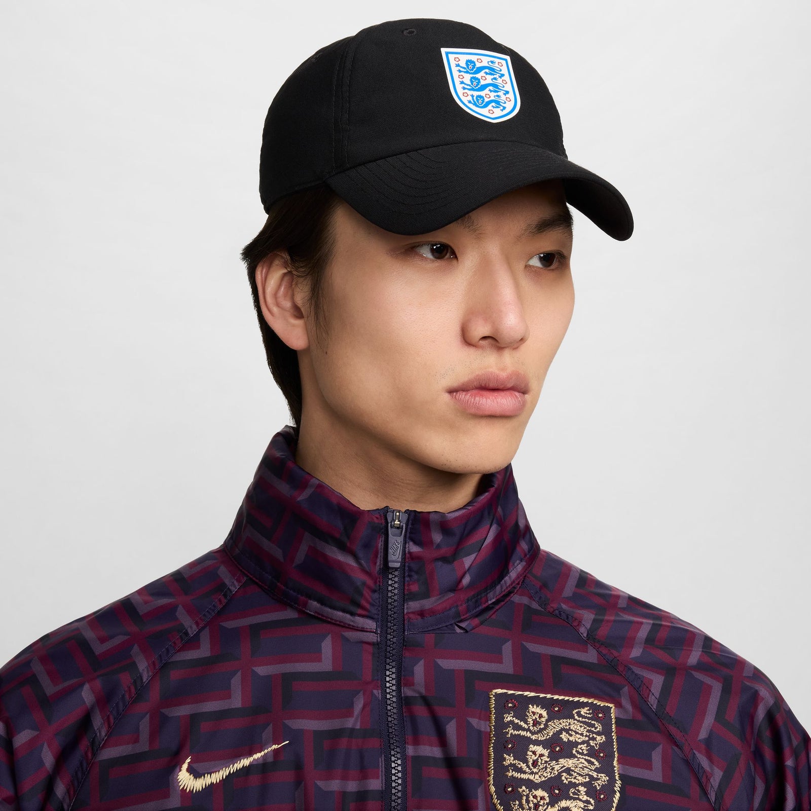 Nike England Dri-FIT Club Unstructured Swoosh Cap - FN5028-010-NIKE by Nike | Available at Niky's Sports