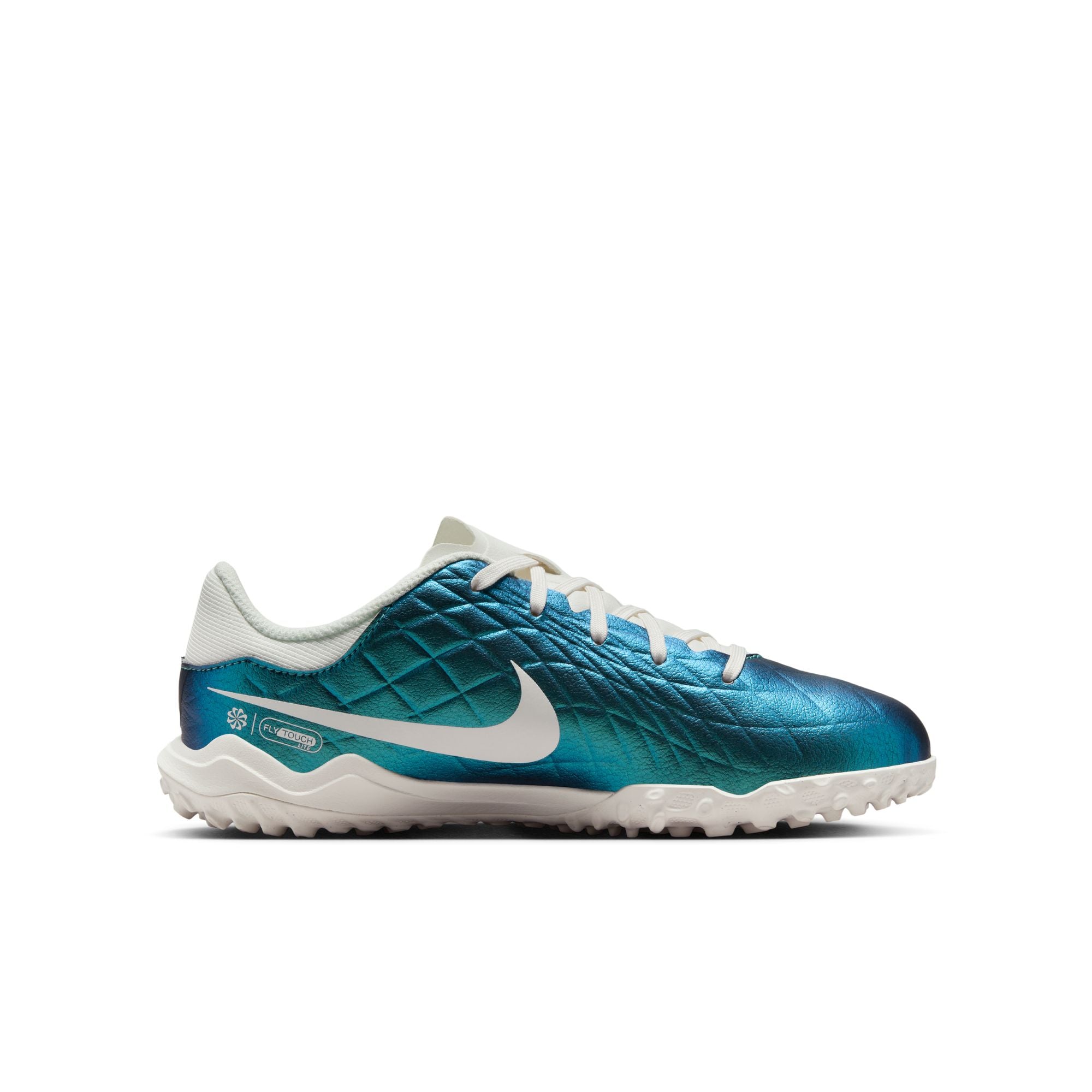 Nike Jr. Tiempo Emerald Legend 10 Academy Little/Big Kids' TF Low-Top Soccer Shoes - FN5927-300-NIKE by Nike | Available at Niky's Sports