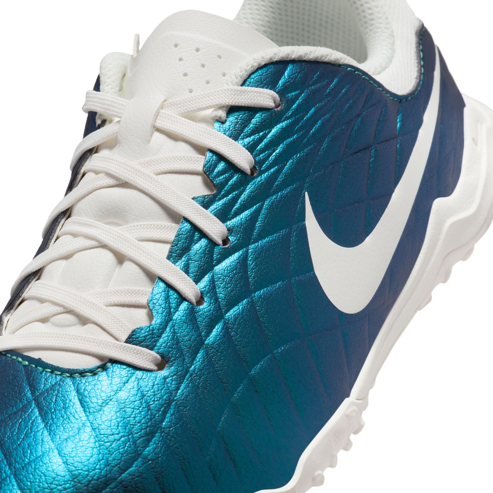 Nike Jr. Tiempo Emerald Legend 10 Academy Little/Big Kids' TF Low-Top Soccer Shoes - FN5927-300-NIKE by Nike | Available at Niky's Sports
