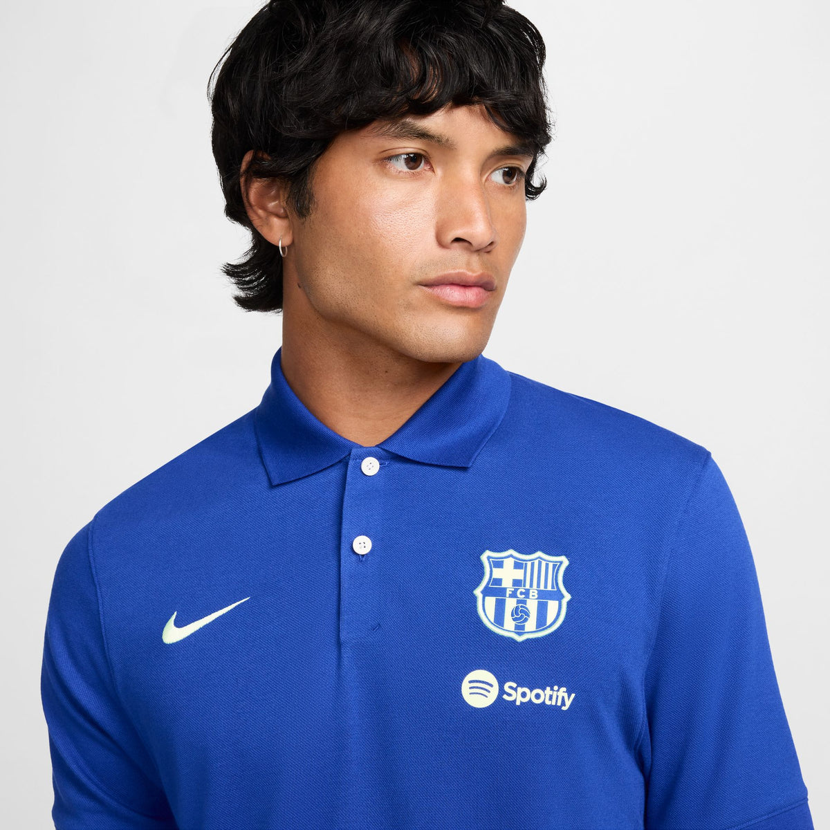 Nike FC Barcelona The Nike Polo Men's Dri-FIT Soccer Polo - FN8286-418-NIKE by Nike | Available at Niky's Sports