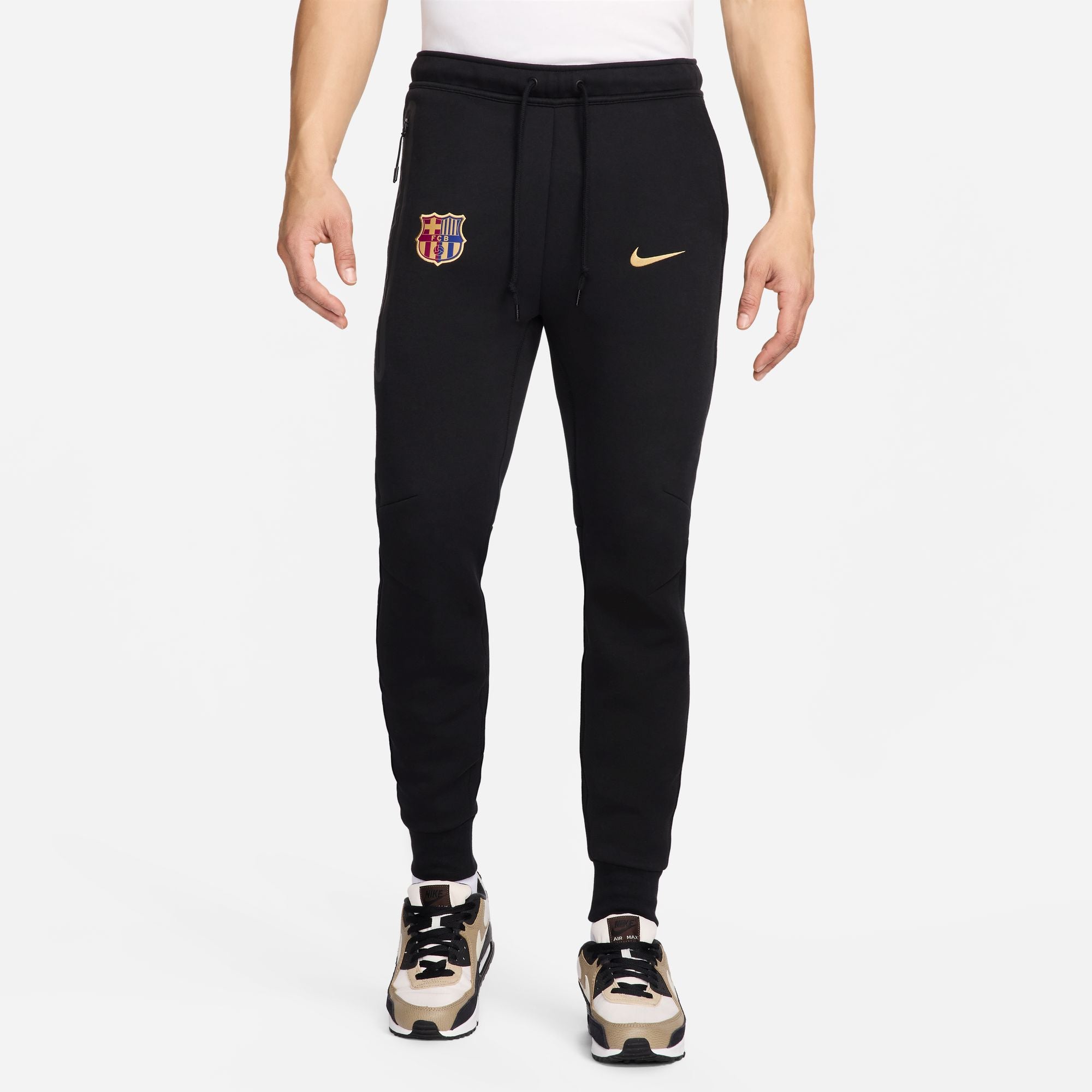 Nike FC Barcelona NSW Tech Fleece Pant - FN8487-010-NIKE by Nike | Available at Niky's Sports