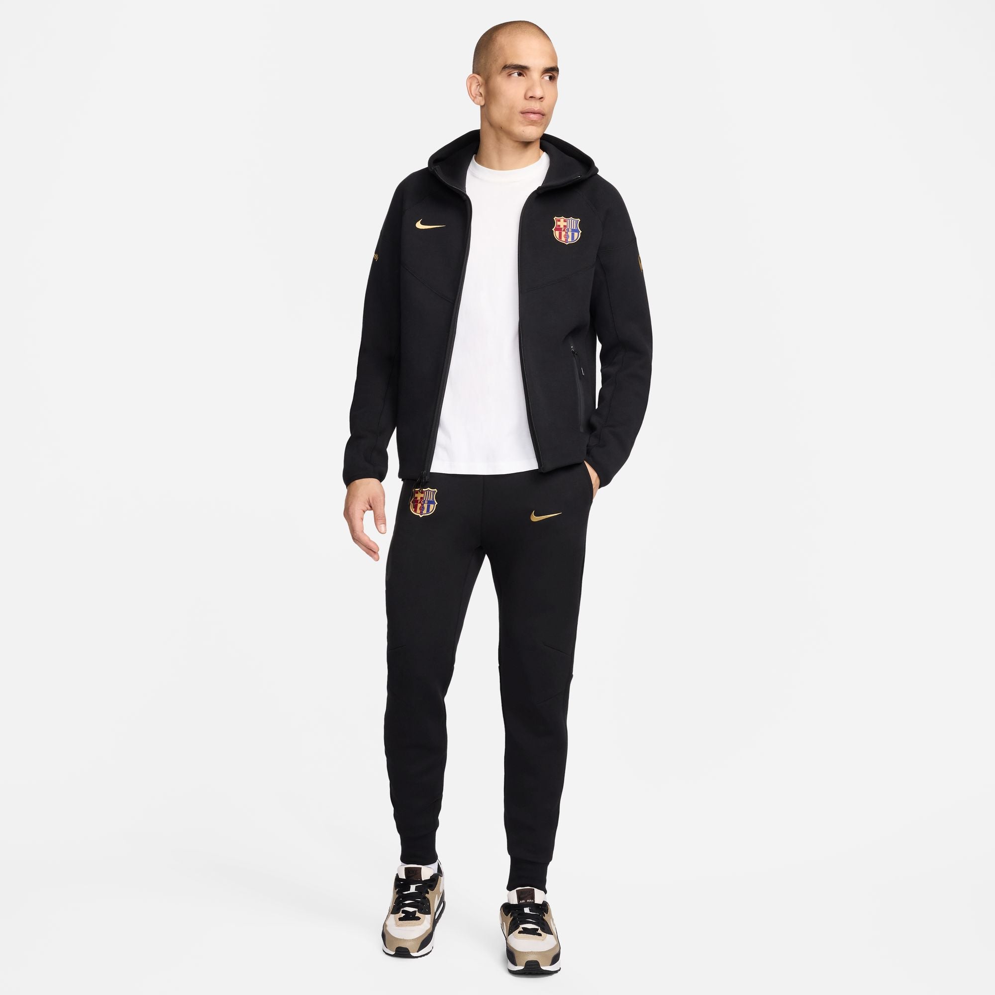 Nike FC Barcelona NSW Tech Fleece Pant - FN8487-010-NIKE by Nike | Available at Niky's Sports