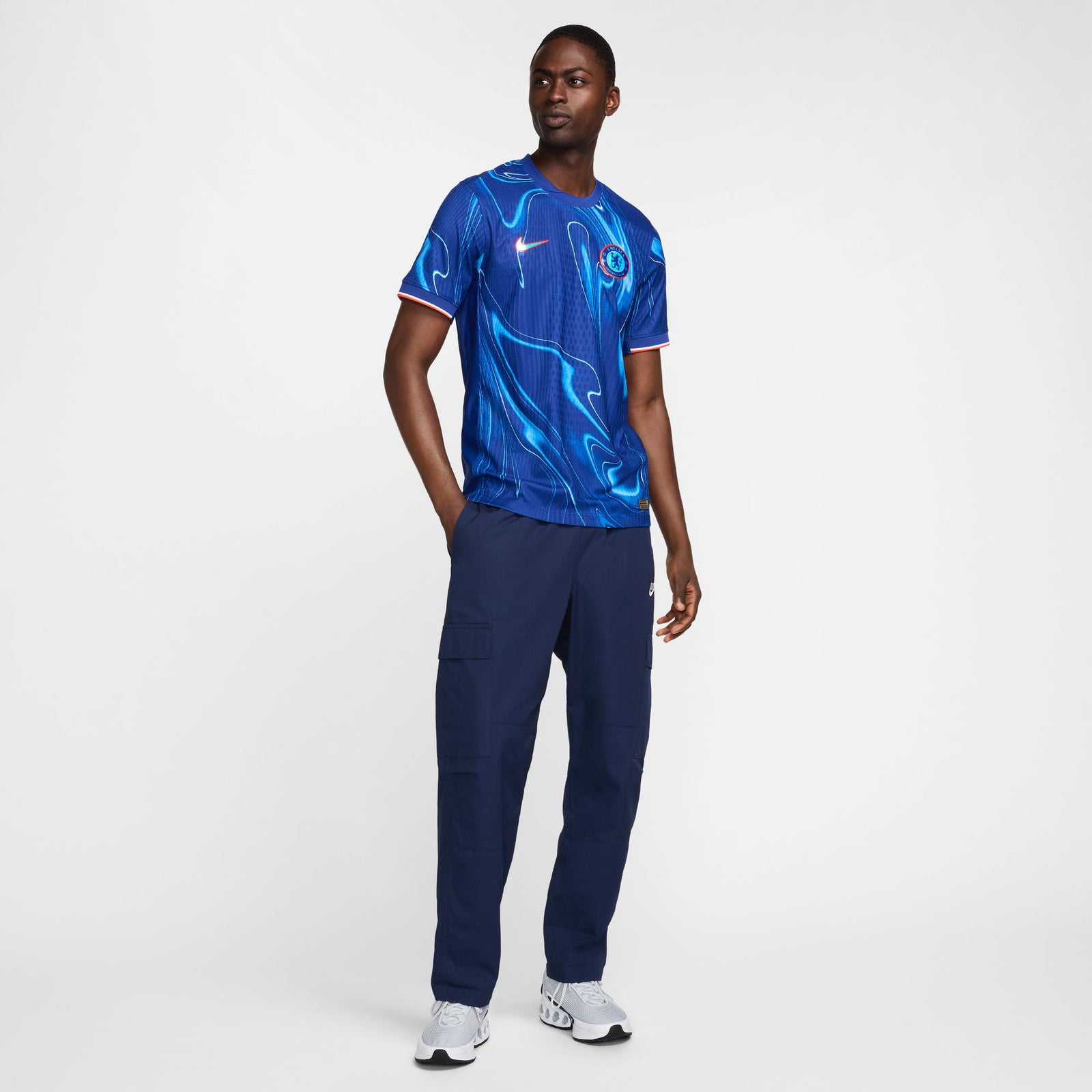 Nike Chelsea FC 2024/25 Match Home Men's Dri-FIT ADV Soccer Authentic Jersey - FN8760-496-NIKE by Nike | Available at Niky's Sports