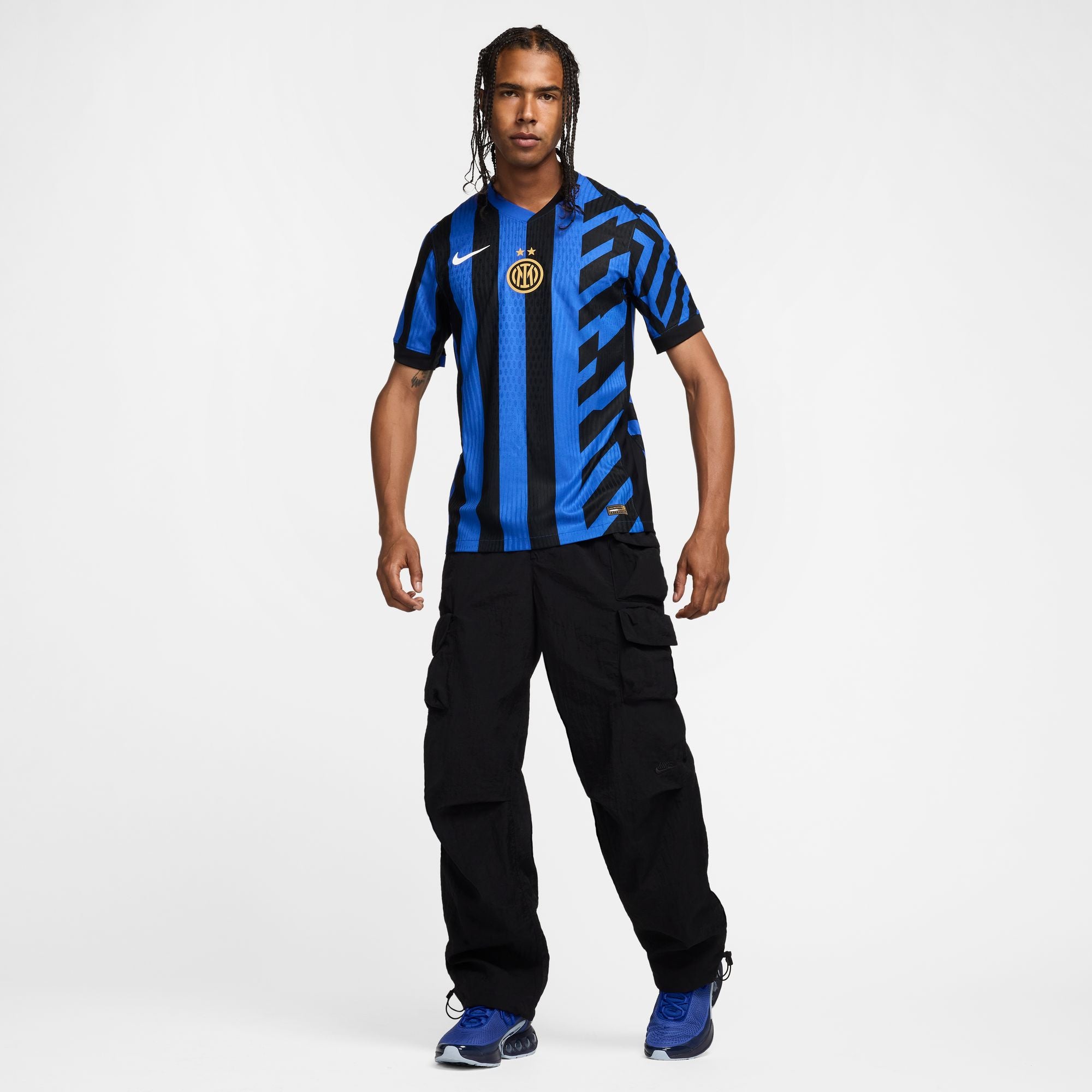 Nike Inter Milan 2024/25 Match Home Men's Dri-FIT ADV Soccer Authentic Jersey - FN8767-440-NIKE by Nike | Available at Niky's Sports