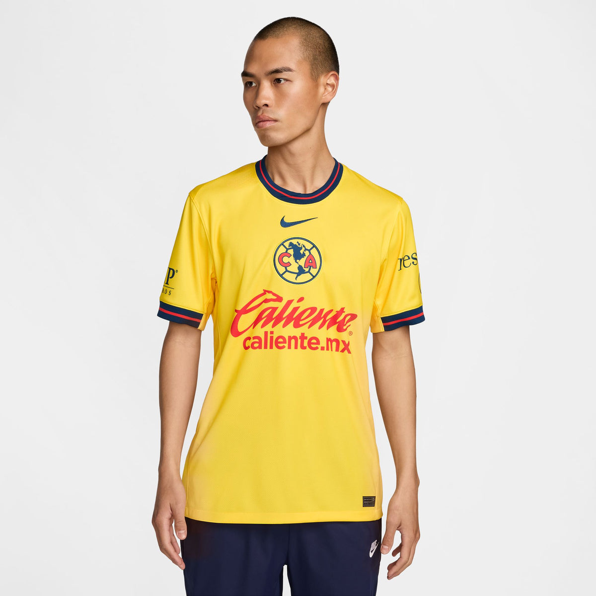 Nike Club America 2024/25 Stadium Home Men&#39;s Dri-FIT Soccer Jersey - FN8778-720-NIKE by Nike | Available at Niky&#39;s Sports