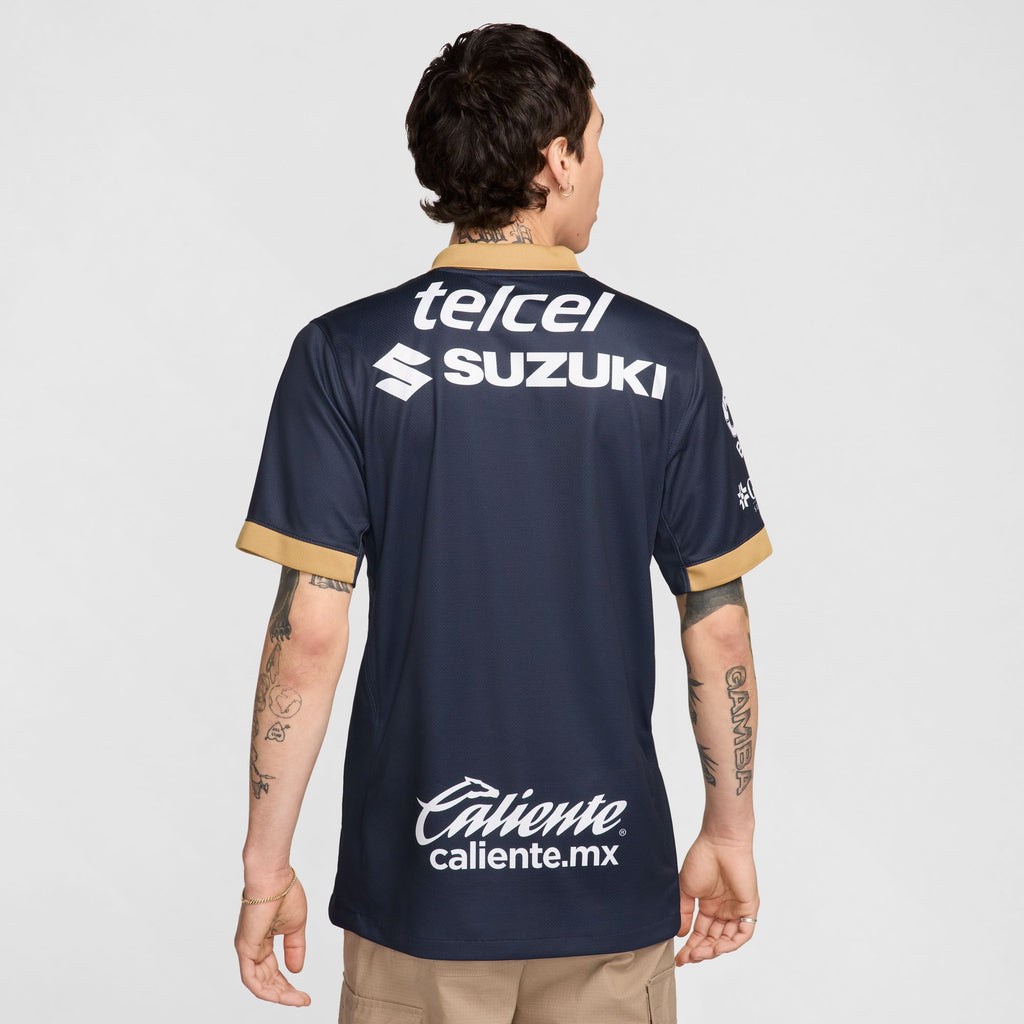 Nike Pumas UNAM 2024/25 Stadium Away Men's Dri-FIT Soccer Replica Jersey - FN8782-452-NIKE by Nike | Available at Niky's Sports
