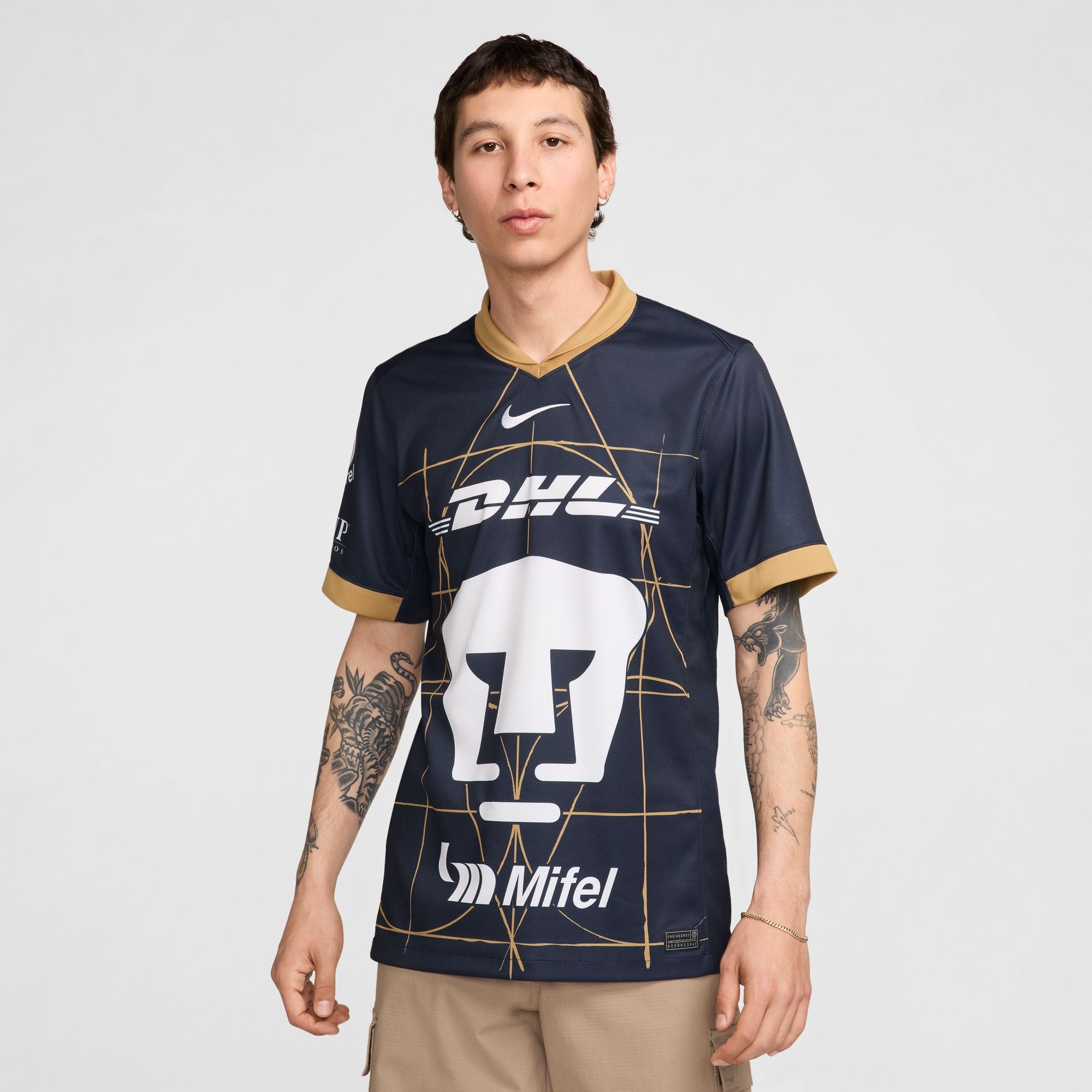 Nike Pumas UNAM Third Jersey 23/24 (Baltic Blue/Truly Gold