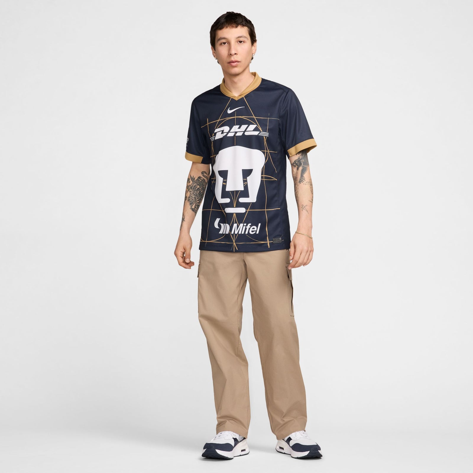 Nike Pumas UNAM 2024/25 Stadium Away Men's Dri-FIT Soccer Replica Jersey - FN8782-452-NIKE by Nike | Available at Niky's Sports