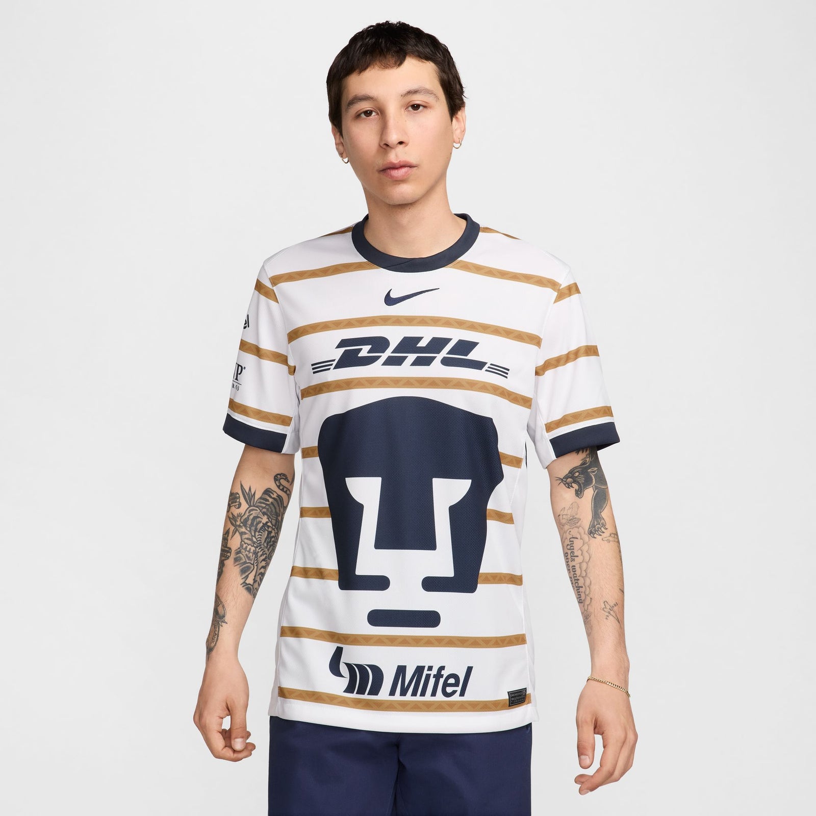 Nike Pumas UNAM 2024/25 Stadium Home Men's Dri-FIT Soccer Replica Jersey - FN8783-101-NIKE by Nike | Available at Niky's Sports