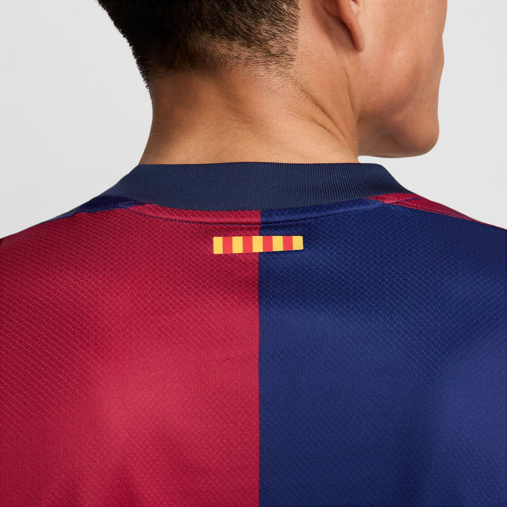 FC Barcelona 2024/25 Stadium Home Men's Nike Dri-FIT Soccer Replica Long-Sleeve Jersey - FN8806-456-NIKE by Nike | Available at Niky's Sports