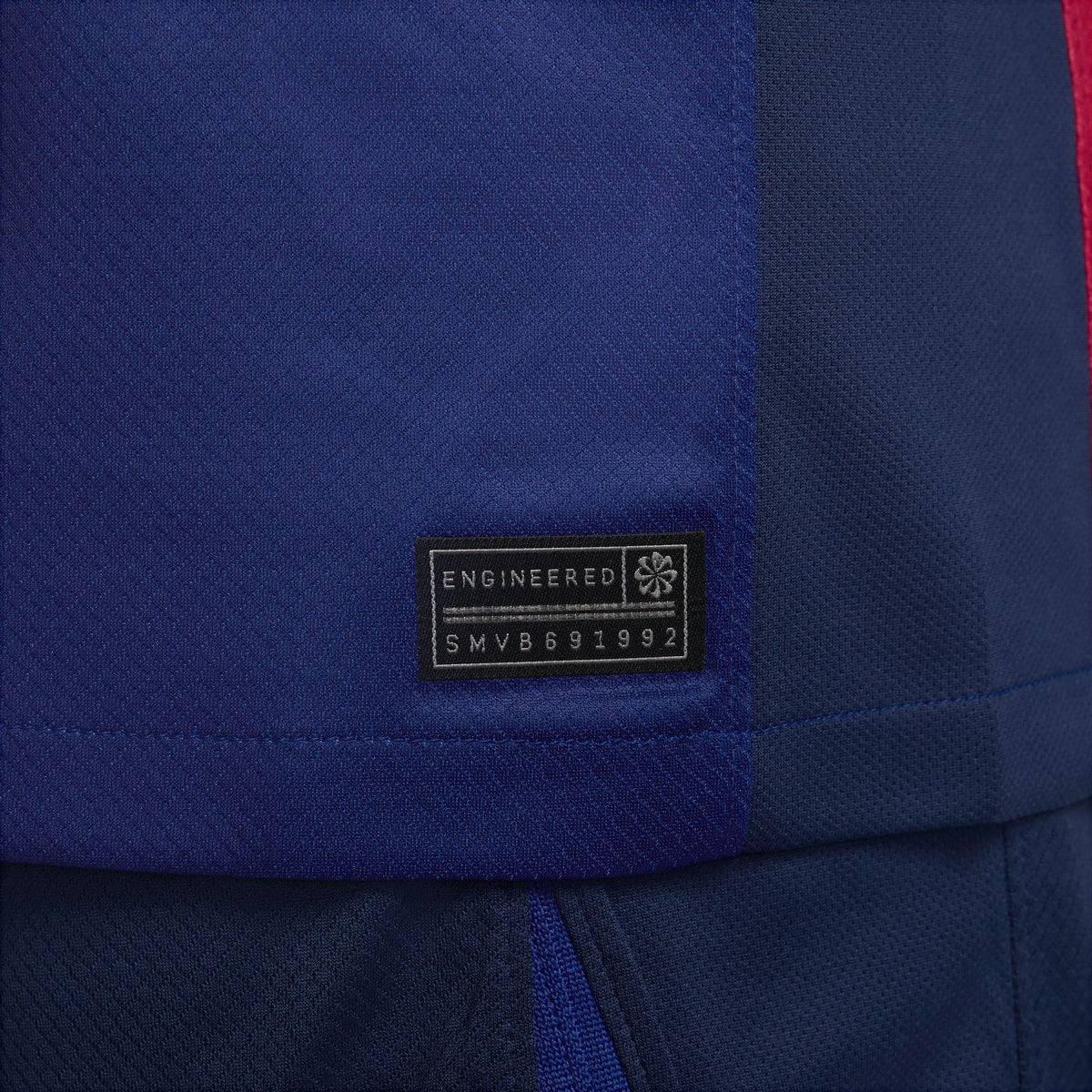 FC Barcelona 2024/25 Stadium Home Men's Nike Dri-FIT Soccer Replica Long-Sleeve Jersey - FN8806-456-NIKE by Nike | Available at Niky's Sports