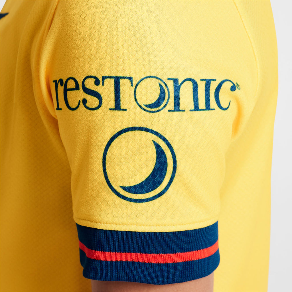 Nike Club America 2024/25 Stadium Home Big Kids' Dri-FIT Soccer Replica Jersey - FN9123-719-NIKE by Nike | Available at Niky's Sports