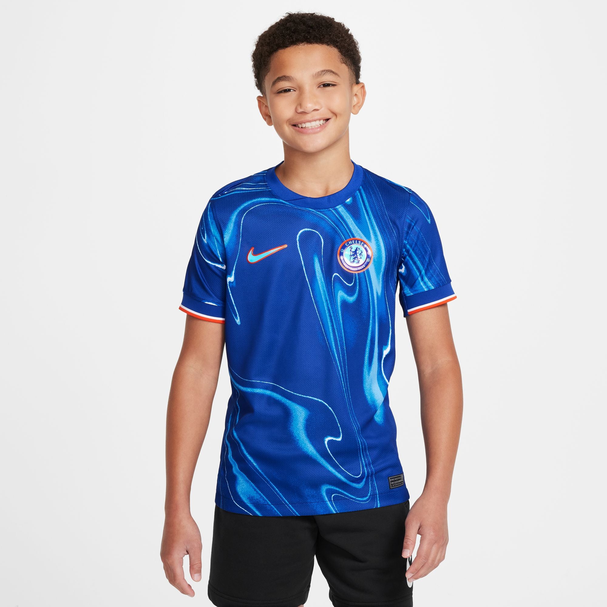 Nike Chelsea FC 2024/25 Stadium Home Big Kids' Dri-FIT Soccer Replica Jersey - FN9124-496-NIKE by Nike | Available at Niky's Sports