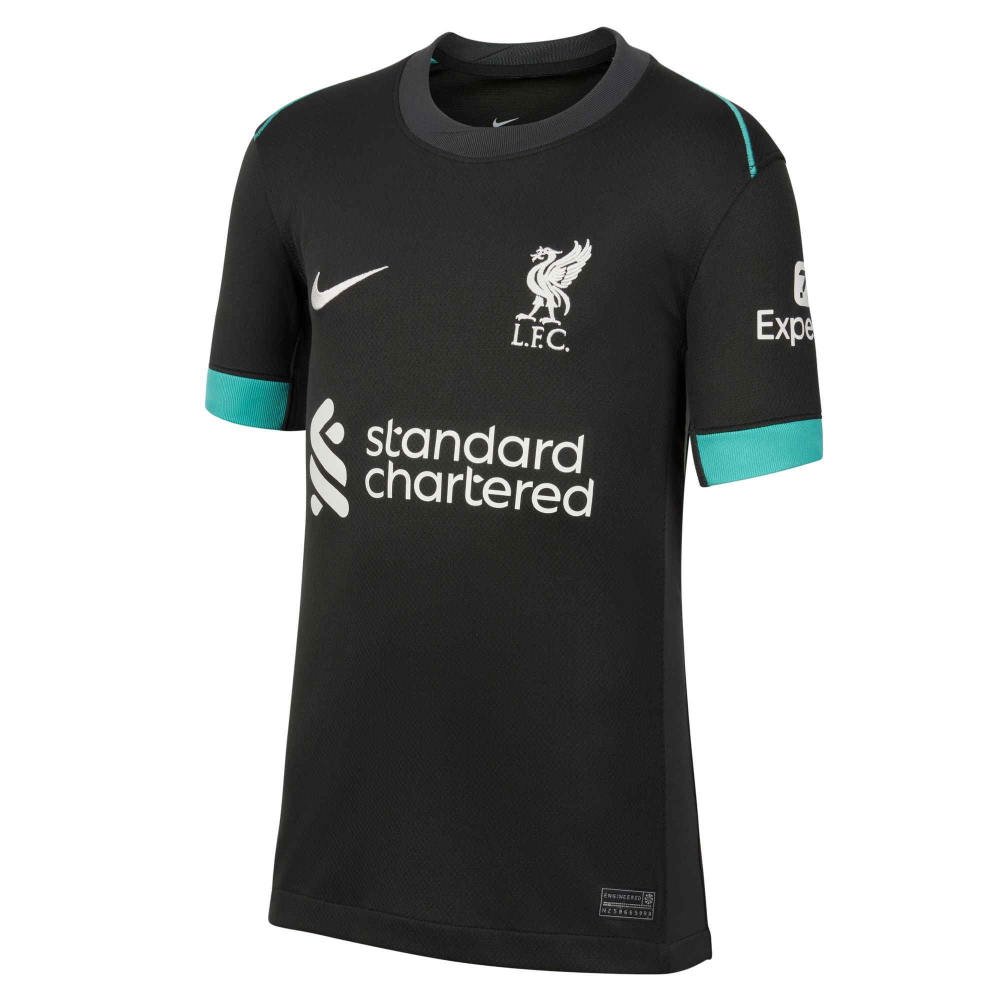 Nike Liverpool FC 2024/25 Stadium Away Big Kids' Dri-FIT Soccer Replica Jersey - FN9125-322-NIKE by Nike | Available at Niky's Sports