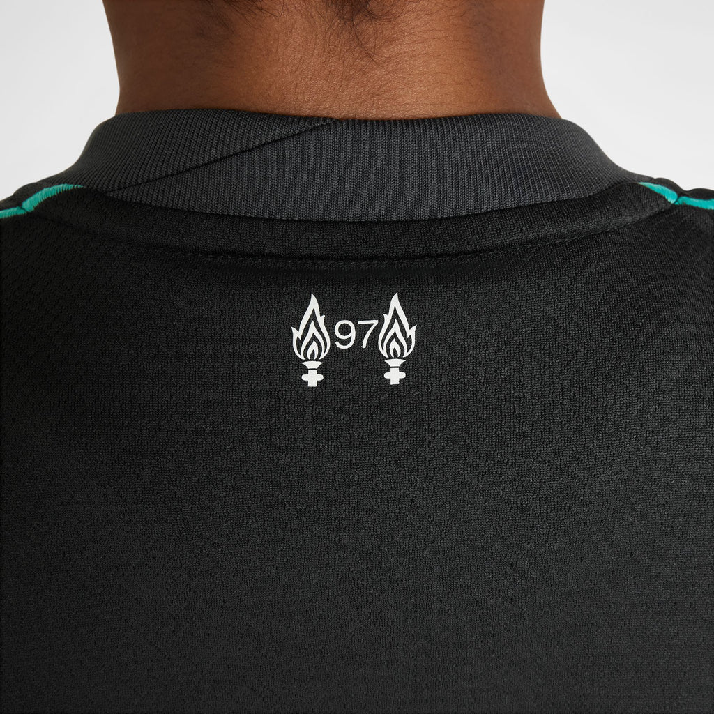 Nike Liverpool FC 2024/25 Stadium Away Big Kids' Dri-FIT Soccer Replica Jersey - FN9125-322-NIKE by Nike | Available at Niky's Sports