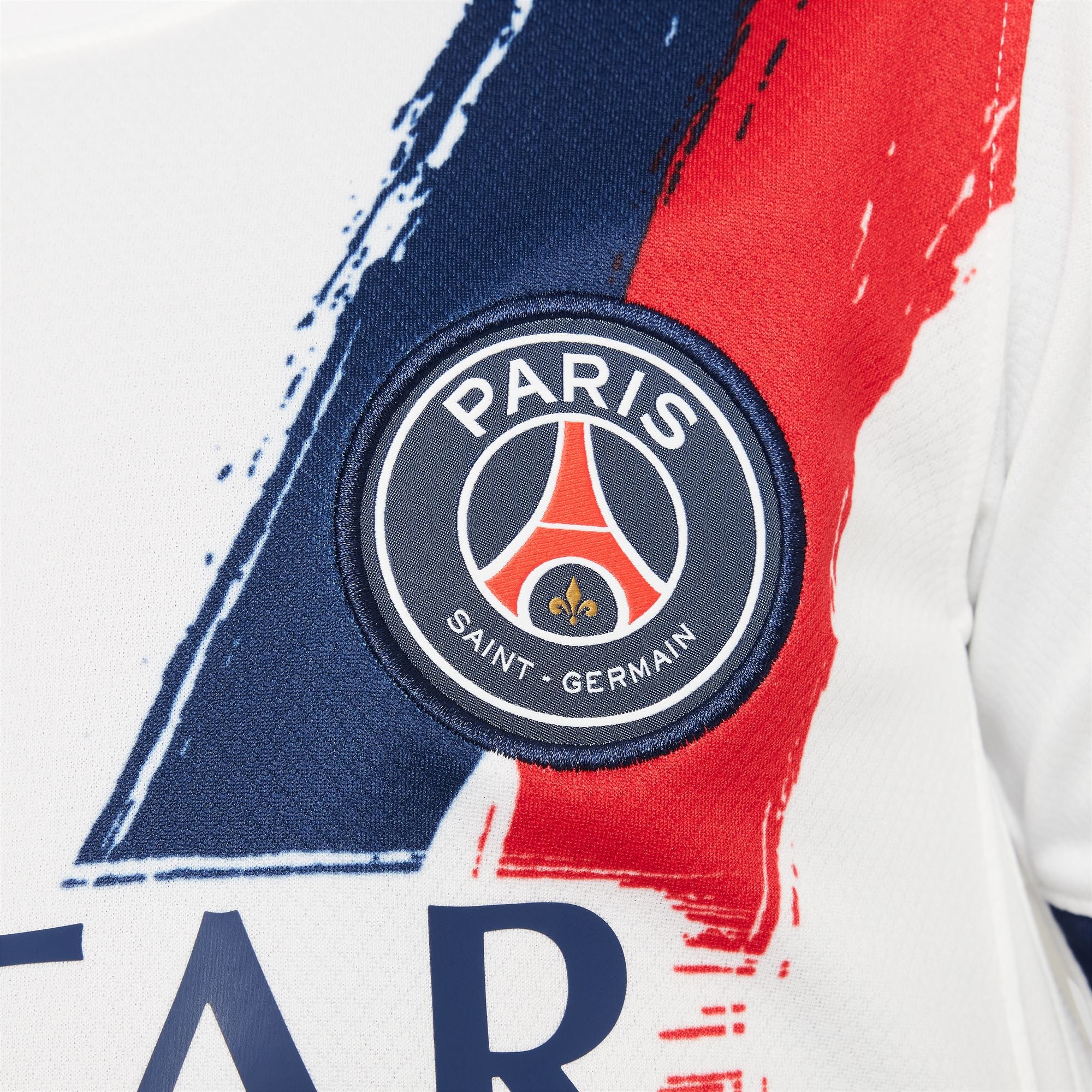 Nike Paris Saint-Germain 2024/25 Stadium Away Big Kids' Dri-FIT Soccer Replica Jersey - FN9126-101-NIKE by Nike | Available at Niky's Sports