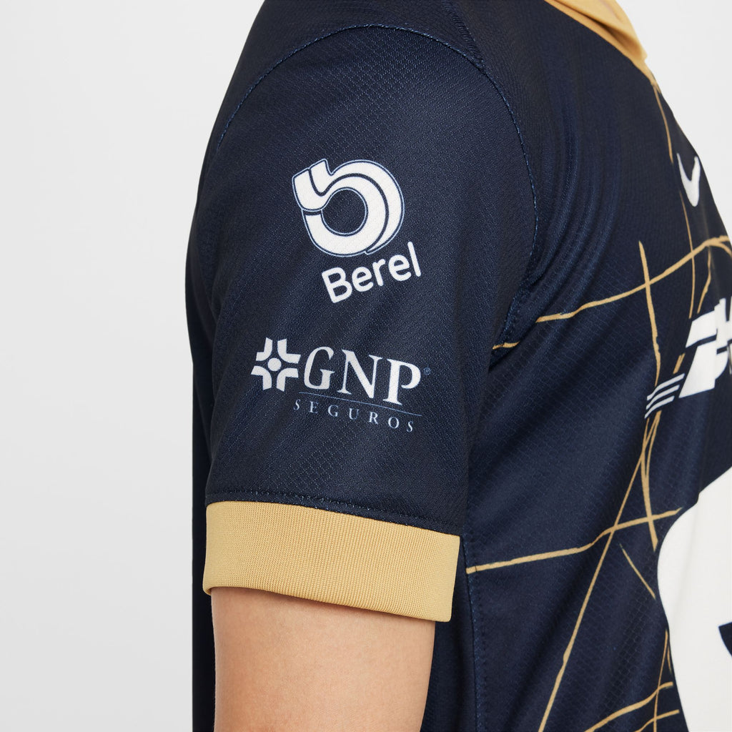 Nike Pumas UNAM 2024/25 Stadium Away Big Kids' Dri-FIT Soccer Replica Jersey - FN9127-451-NIKE by Nike | Available at Niky's Sports