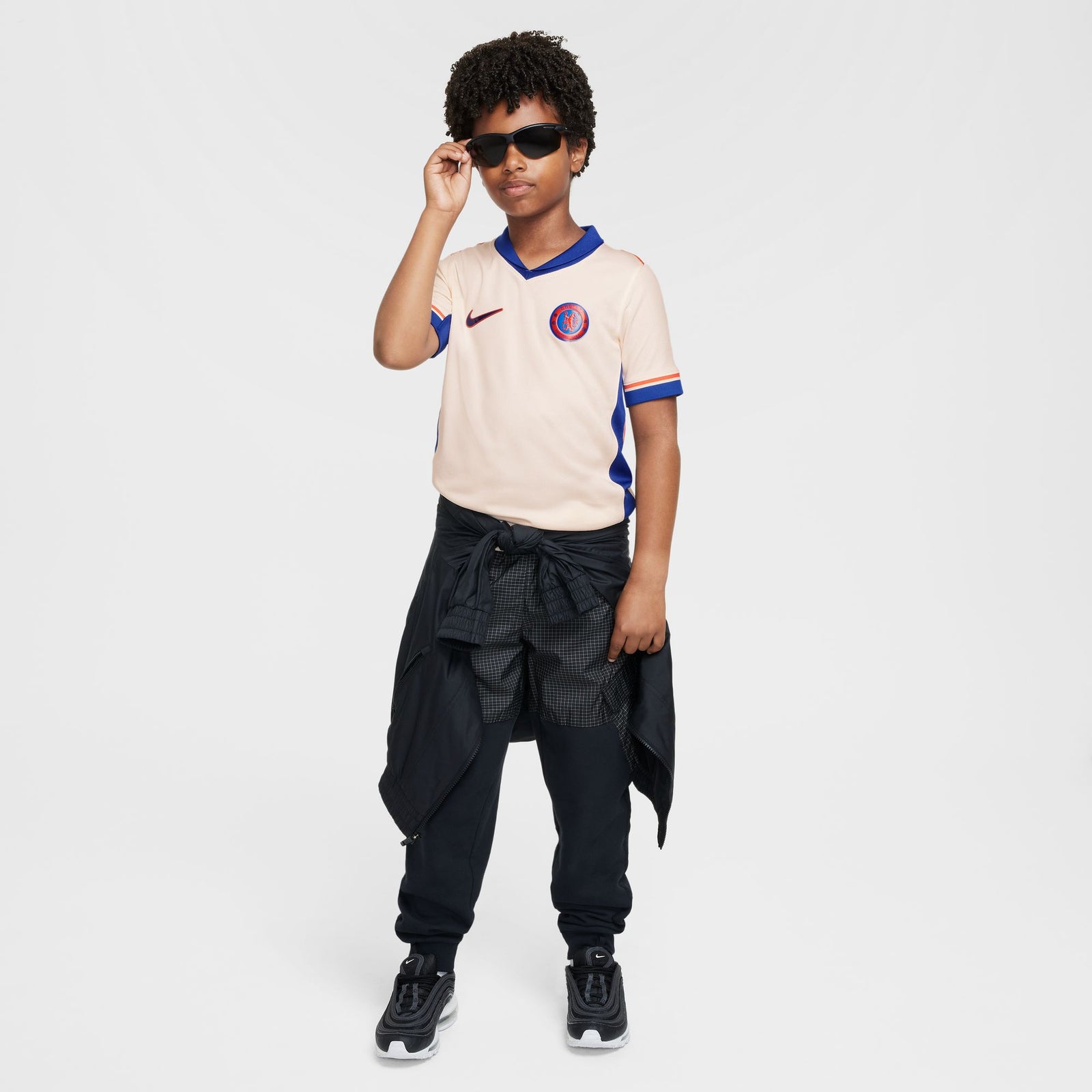 Nike Chelsea FC 2024/25 Stadium Away Big Kids' Dri-FIT Soccer Replica Jersey - FN9142-839-NIKE by Nike | Available at Niky's Sports