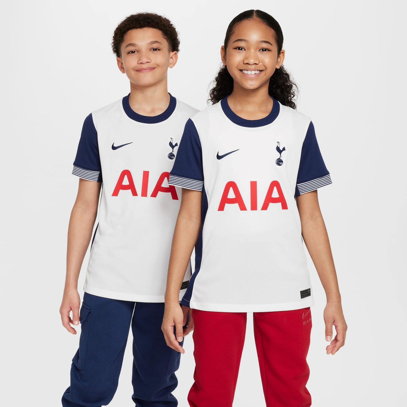 Nike Tottenham Hotspur 2024/25 Stadium Home Big Kids' Dri-FIT Soccer Replica Jersey - FN9150-101-NIKE by Nike | Available at Niky's Sports