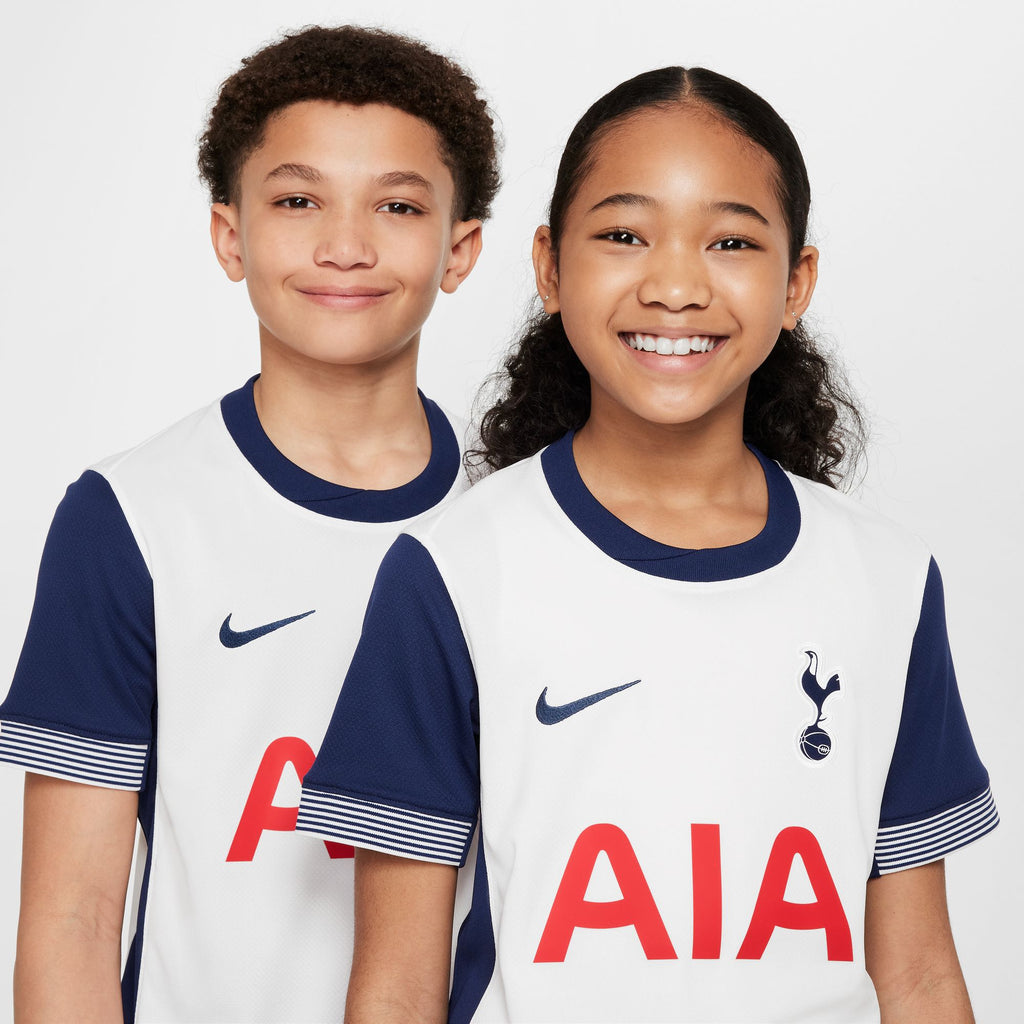 Nike Tottenham Hotspur 2024/25 Stadium Home Big Kids' Dri-FIT Soccer Replica Jersey - FN9150-101-NIKE by Nike | Available at Niky's Sports