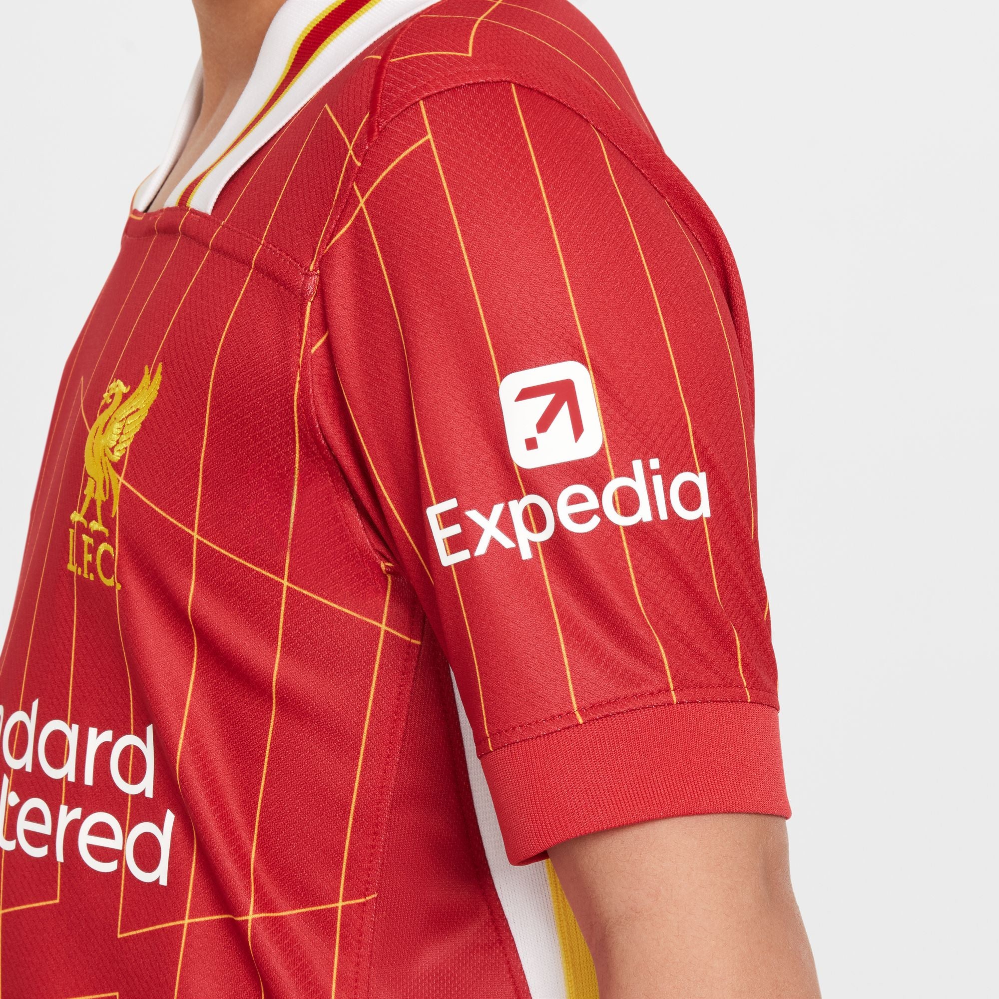 Nike Liverpool FC 2024/25 Stadium Home Big Kids' Dri-FIT Soccer Replica Jersey - FN9154-688-NIKE by Nike | Available at Niky's Sports