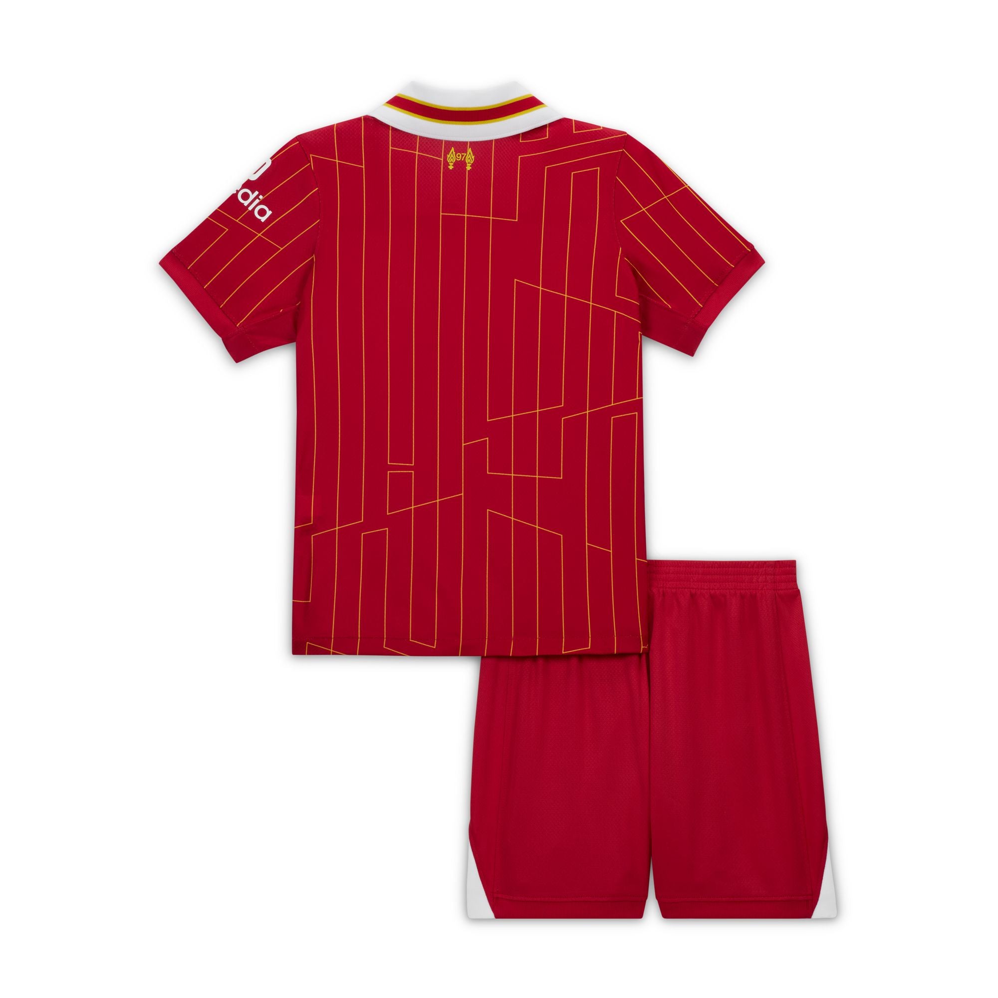 Nike Liverpool FC 2024 Stadium Home Little Kids' Soccer Replica 3-Piece Kit - FN9234-688-NIKE by Nike | Available at Niky's Sports