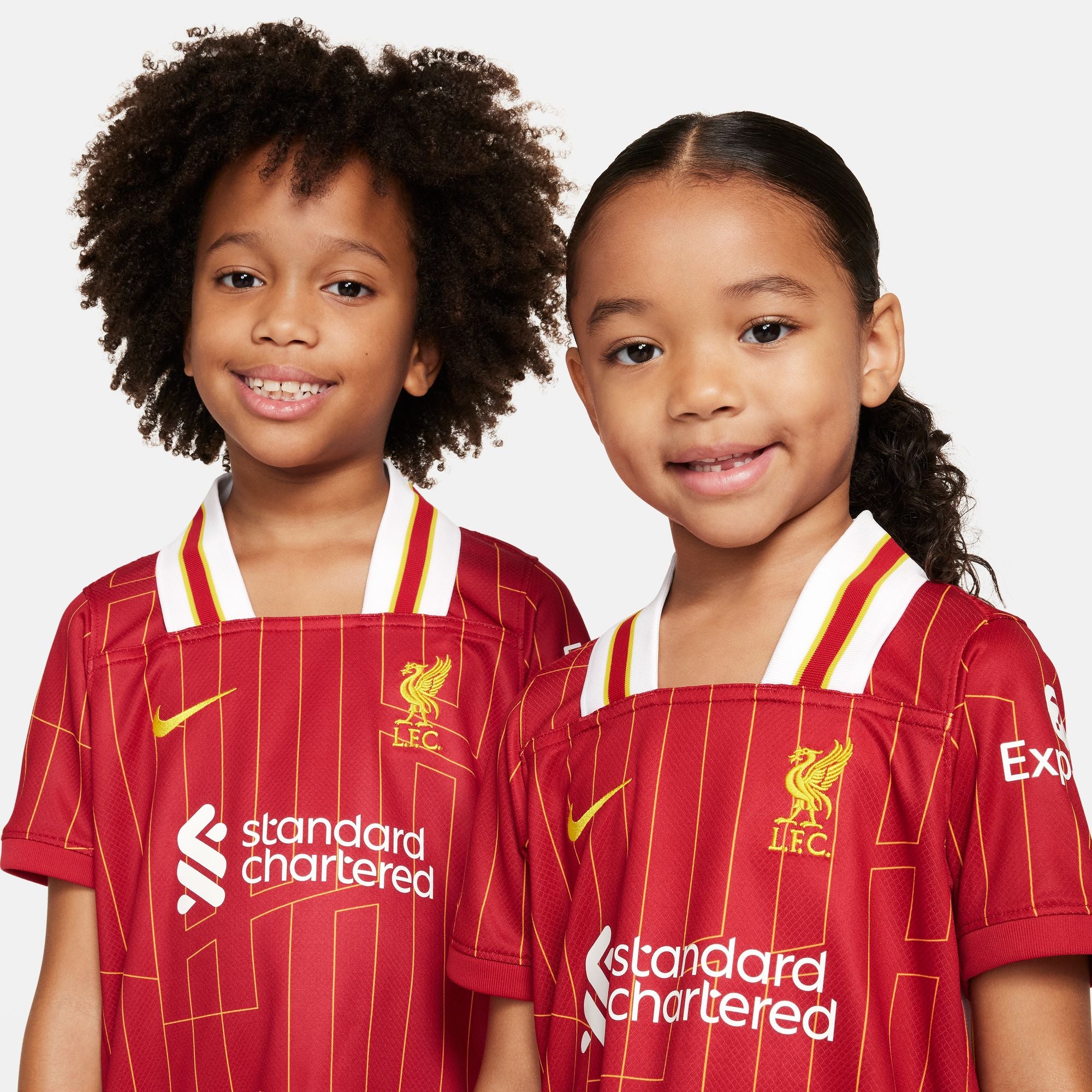 Nike Liverpool FC 2024 Stadium Home Little Kids' Soccer Replica 3-Piece Kit - FN9234-688-NIKE by Nike | Available at Niky's Sports