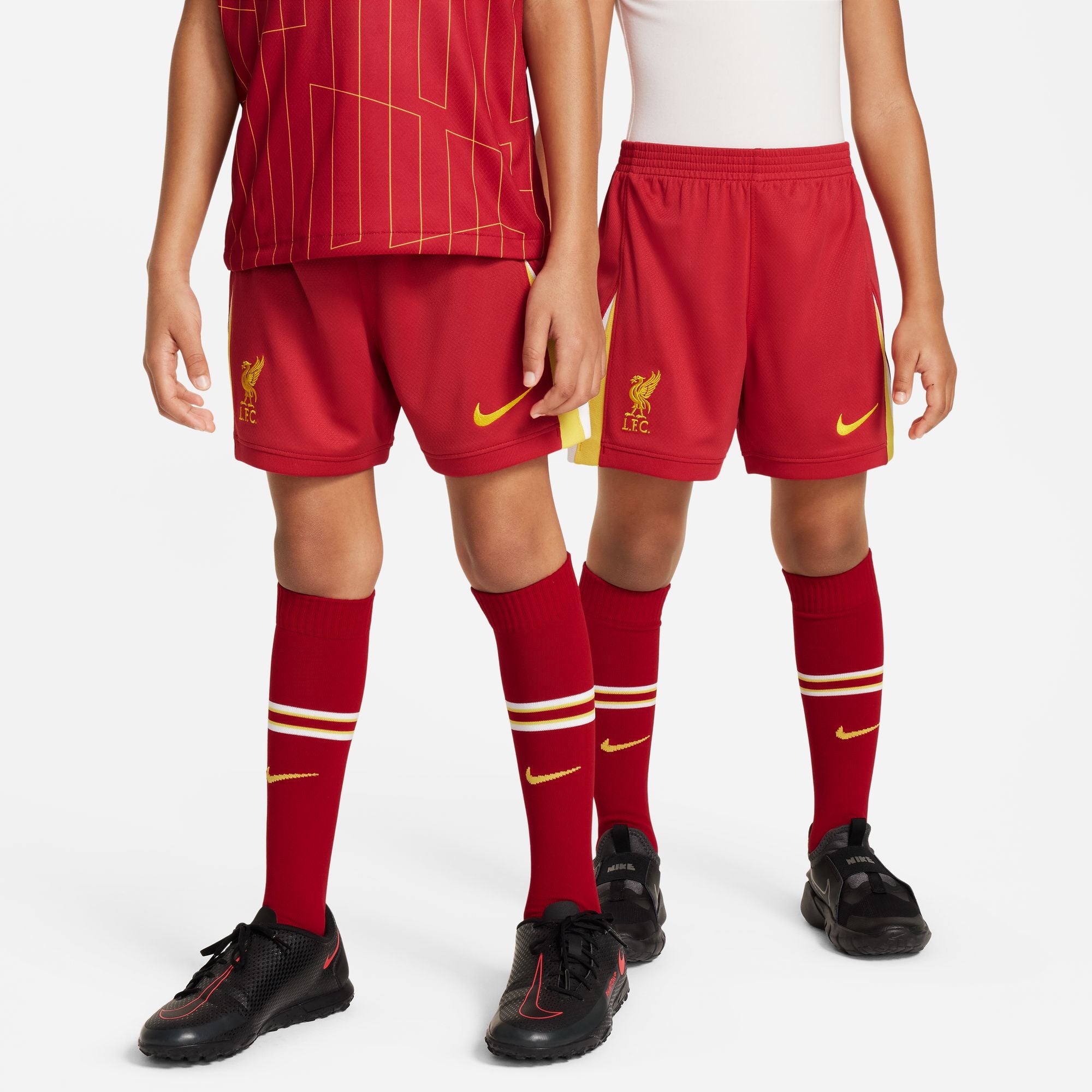 Nike Liverpool FC 2024 Stadium Home Little Kids' Soccer Replica 3-Piece Kit - FN9234-688-NIKE by Nike | Available at Niky's Sports