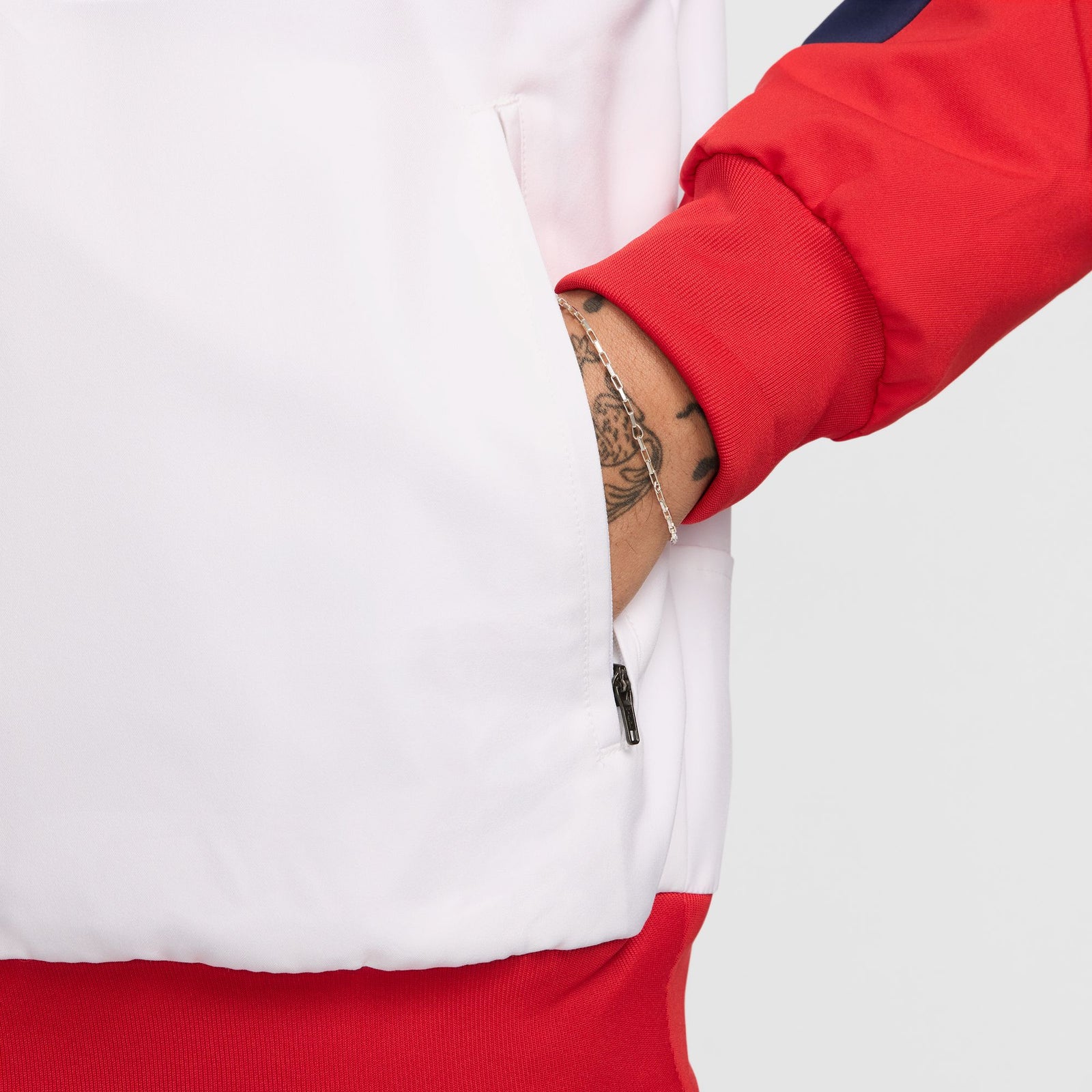 Nike Paris Saint-Germain Strike Men's Dri-FIT Soccer Jacket - FN9799-100-NIKE by Nike | Available at Niky's Sports