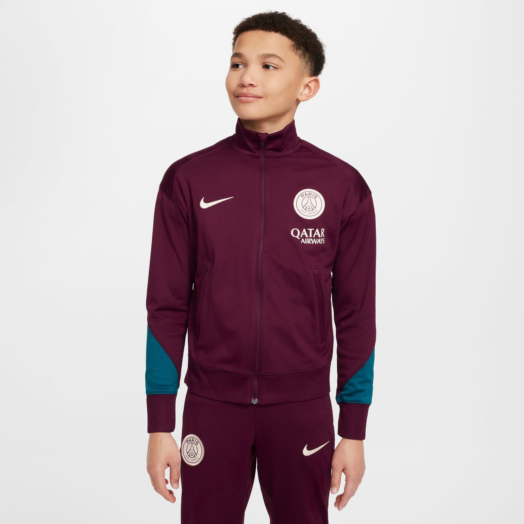 Nike Paris Saint-Germain Strike Big Kids' Dri-FIT Soccer Knit Tracksuit
