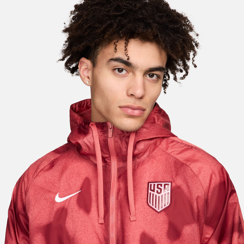 Nike USMNT Men's Soccer Woven Hooded Track Suit - FQ2199-655-NIKE by Nike | Available at Niky's Sports