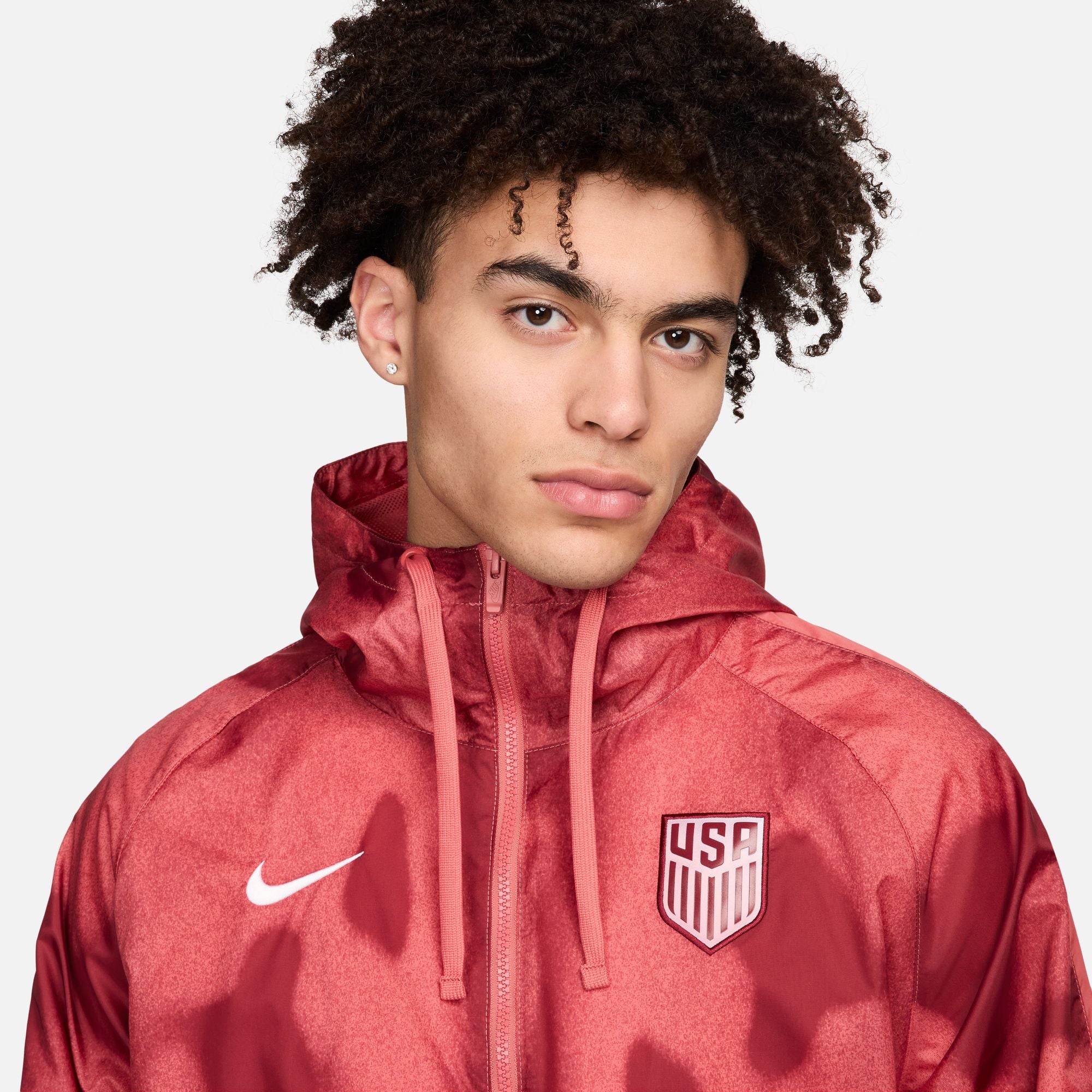 Nike USMNT Men's Soccer Woven Hooded Track Suit - FQ2199-655-NIKE by Nike | Available at Niky's Sports