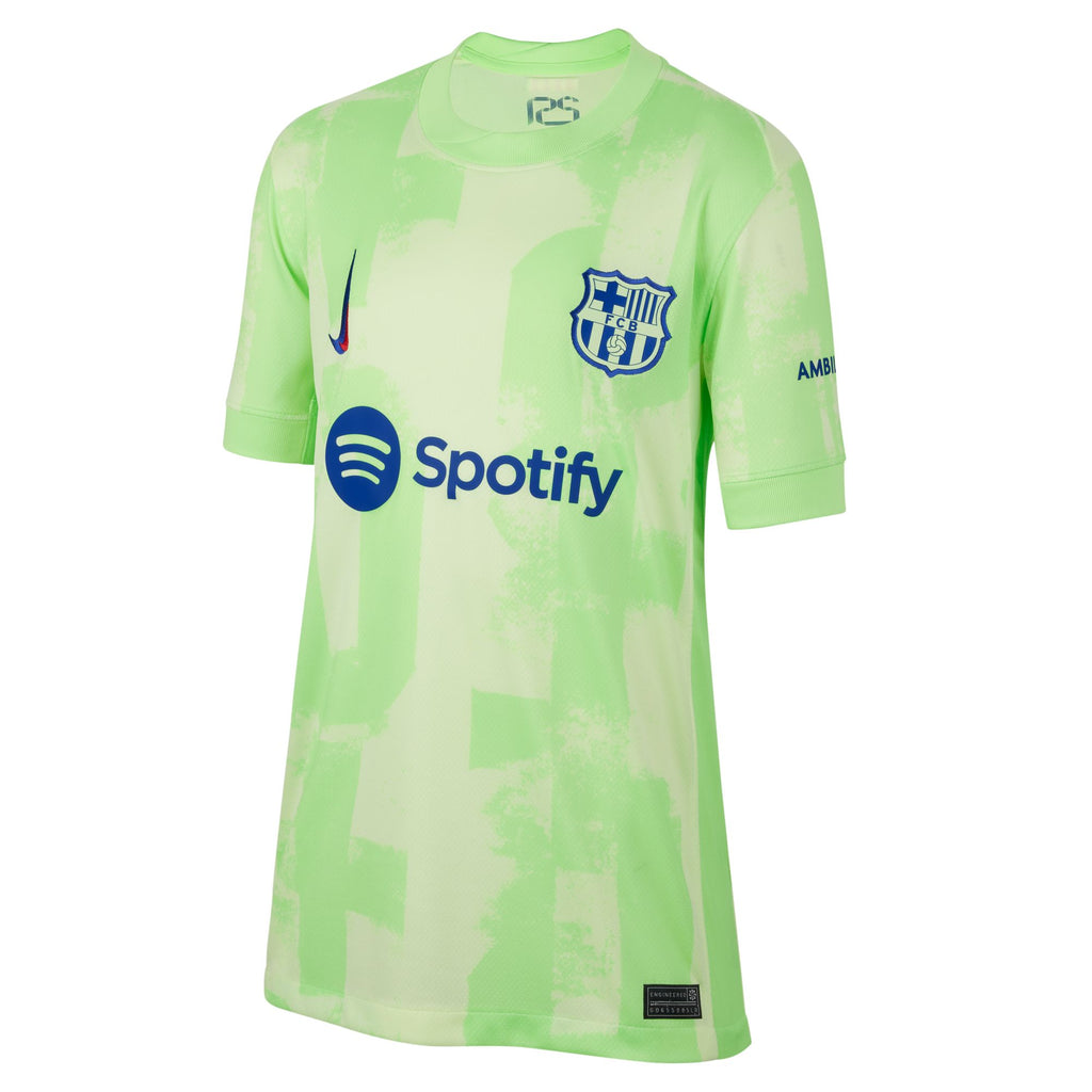Nike FC Barcelona 2024/25 Stadium Third Big Kids' Dri-FIT Soccer Replica Jersey - FQ2251-702-NIKE by Nike | Available at Niky's Sports