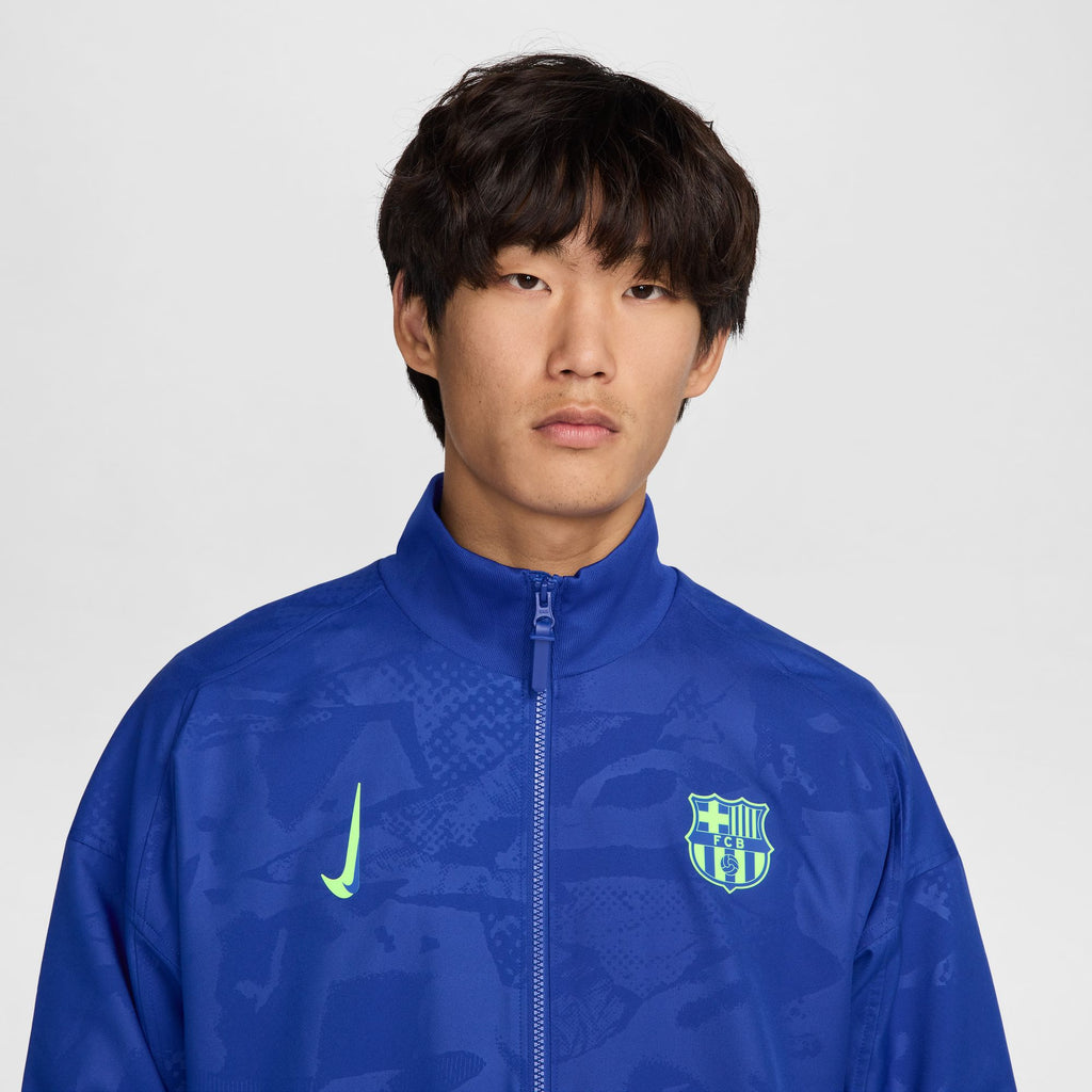 Nike FC Barcelona Strike Third Men's Dri-FIT Soccer Anthem Jacket - FQ2597-417-NIKE by Nike | Available at Niky's Sports
