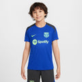 Nike FC Barcelona Strike Third Big Kids' Dri-FIT Soccer Knit Short-Sleeve Top - FQ2630-418-NIKE by Nike | Available at Niky's Sports