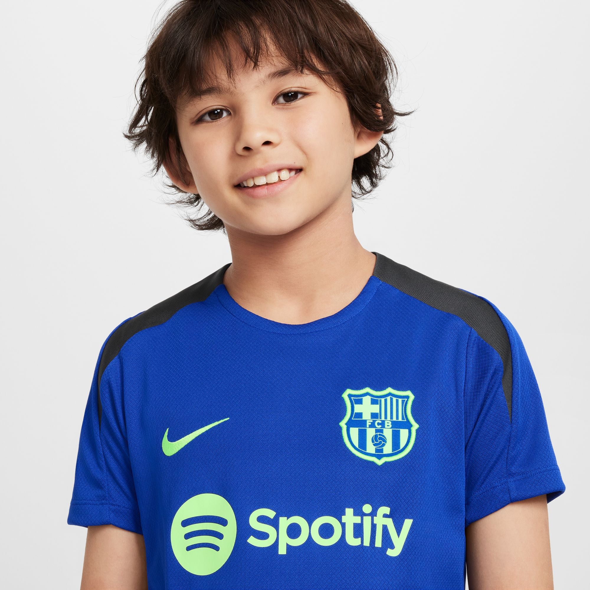 Nike FC Barcelona Strike Third Big Kids' Dri-FIT Soccer Knit Short-Sle