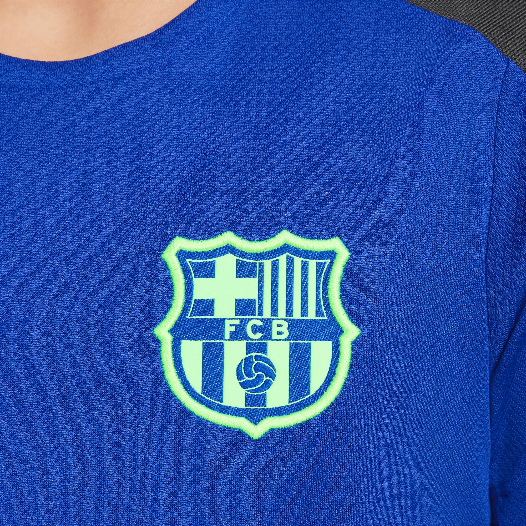 Nike FC Barcelona Strike Third Big Kids' Dri-FIT Soccer Knit Short-Sleeve Top - FQ2630-418-NIKE by Nike | Available at Niky's Sports