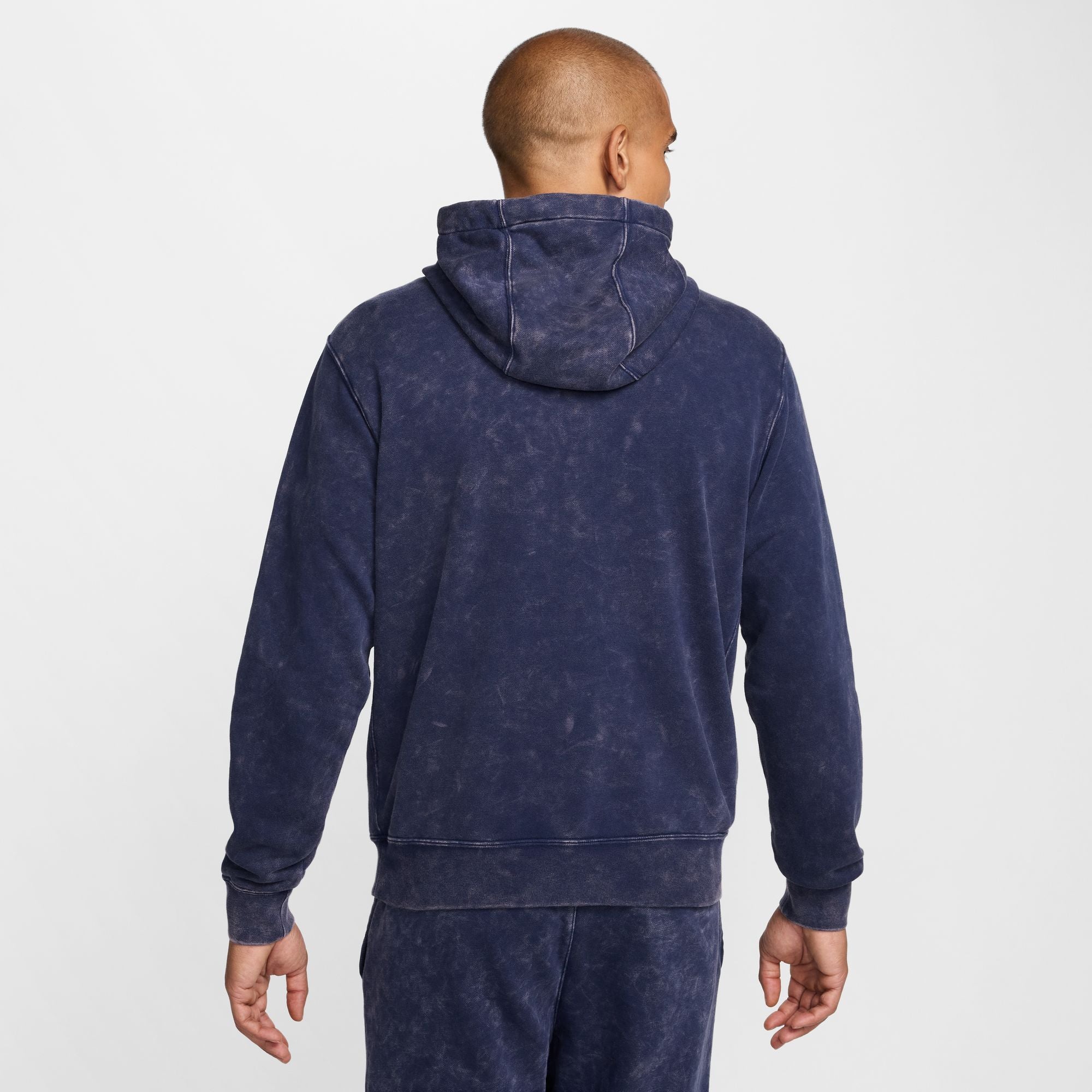 Nike Paris Saint-Germain Club Men's Soccer French Terry Pullover Hoodie - FQ3005-410-NIKE by Nike | Available at Niky's Sports
