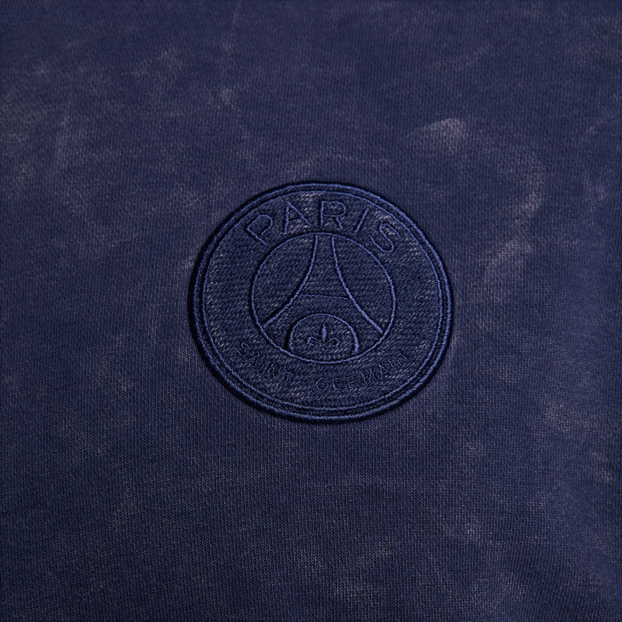 Nike Paris Saint-Germain Club Men's Soccer French Terry Pullover Hoodie - FQ3005-410-NIKE by Nike | Available at Niky's Sports
