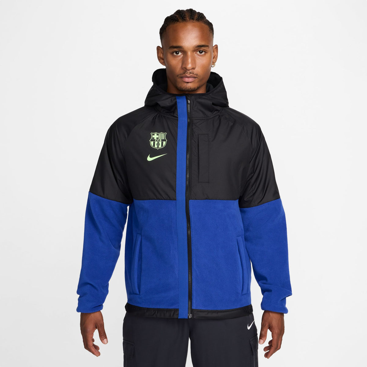 Nike FC Barcelona AWF Third Men&#39;s Soccer Winterized Jacket - FQ3109-010-NIKE by Nike | Available at Niky&#39;s Sports