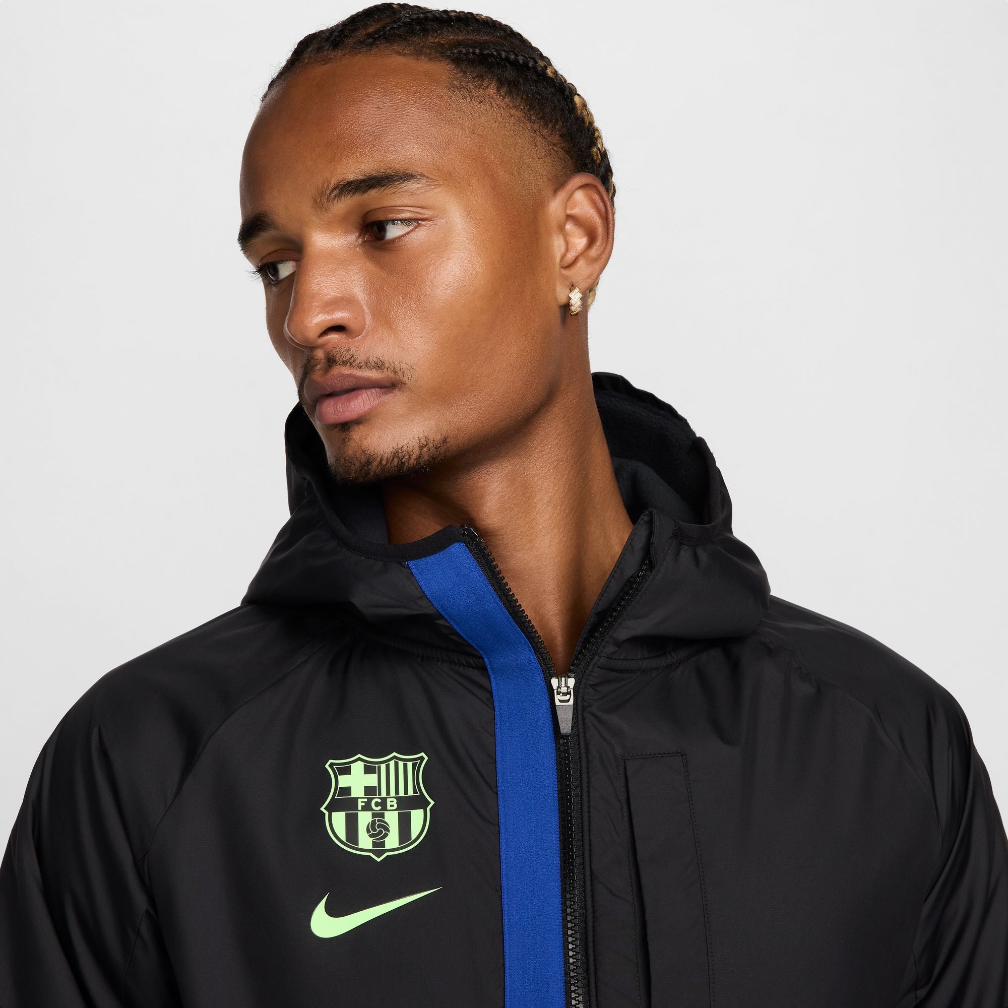 Nike FC Barcelona AWF Third Men's Soccer Winterized Jacket - FQ3109-010-NIKE by Nike | Available at Niky's Sports