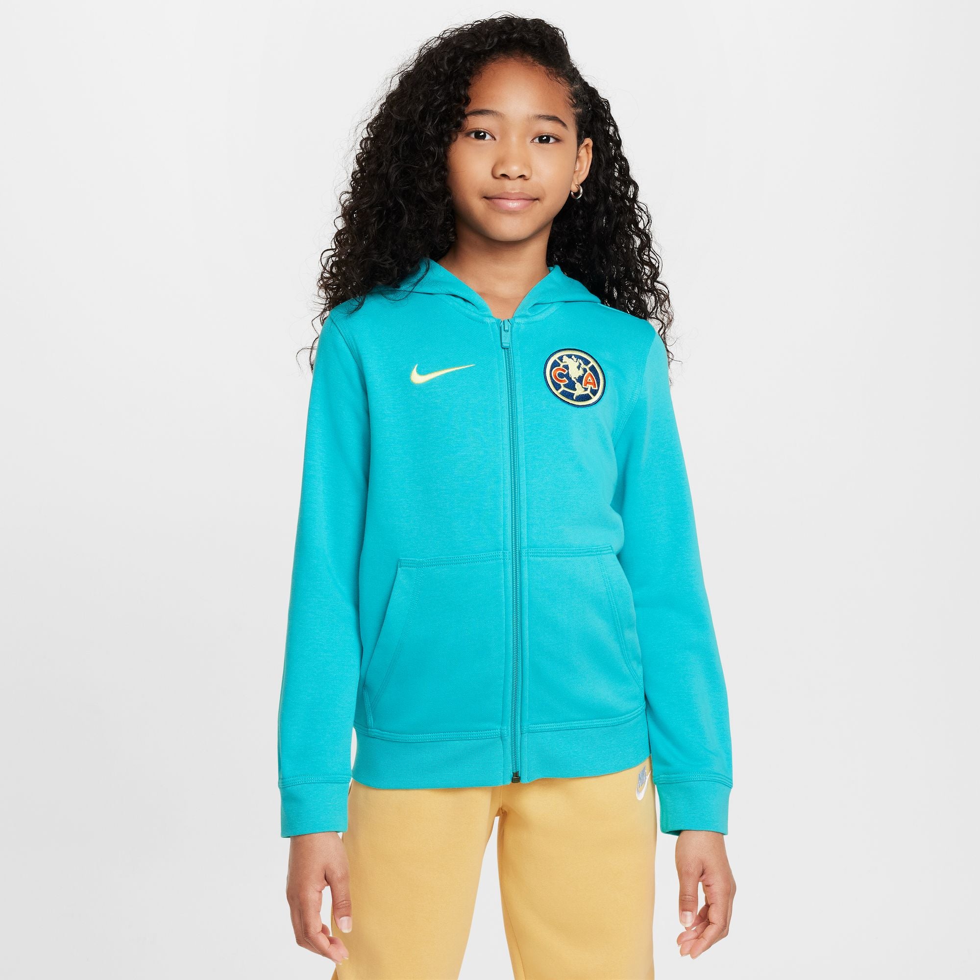 Nike Club America Club Big Kids' (Boys') Soccer Full-Zip French Terry Hoodie