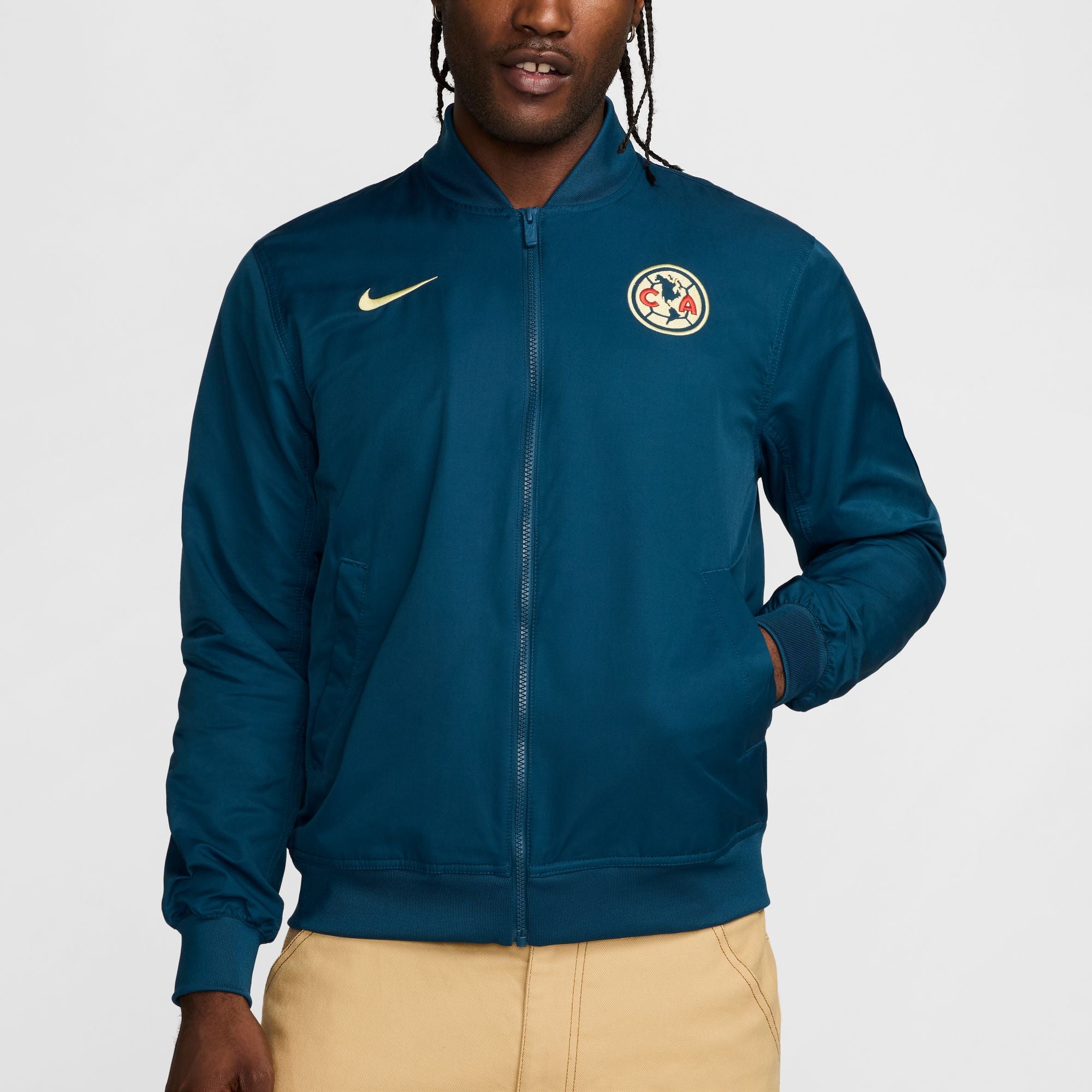Nike Club America Sport Essentials Men's Soccer Woven Unlined Bomber Jacket