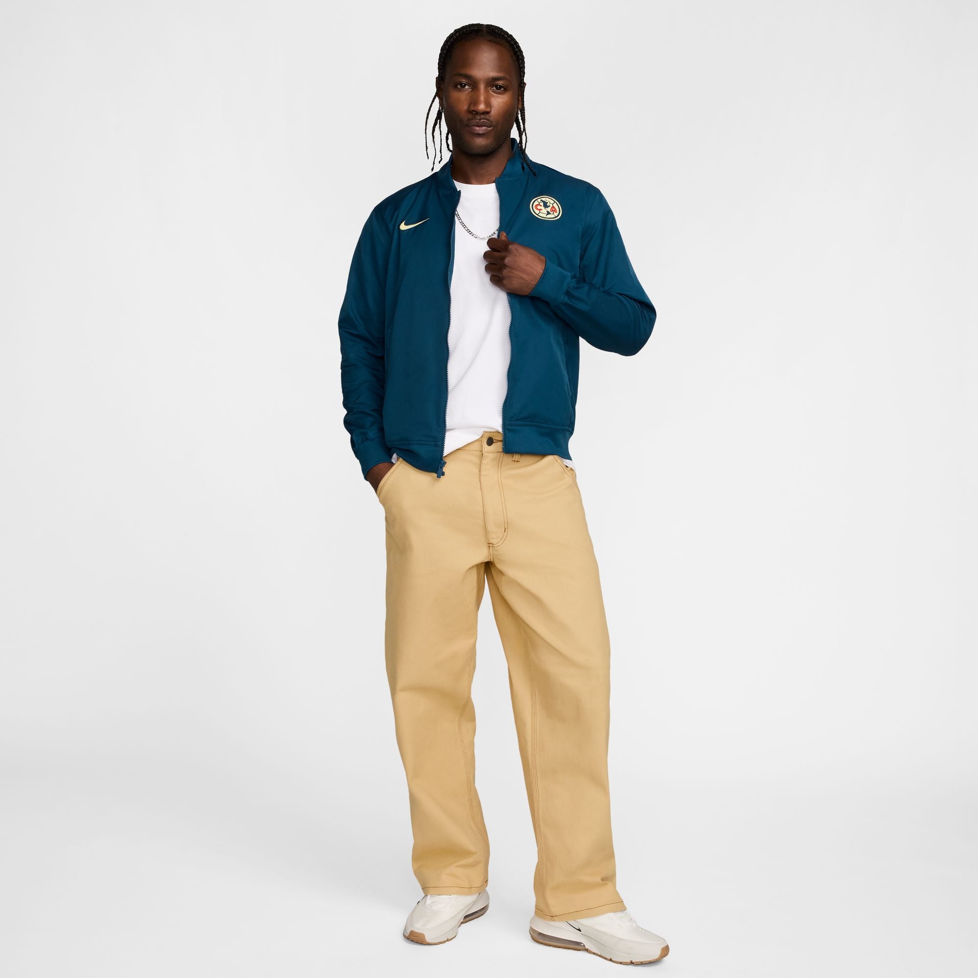 Nike Club America Sport Essentials Men's Soccer Woven Unlined Bomber Jacket