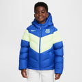 Nike FC Barcelona Third Big Kids' Soccer Synthetic-Fill Hooded Jacket - FQ3423-417-NIKE by Nike | Available at Niky's Sports