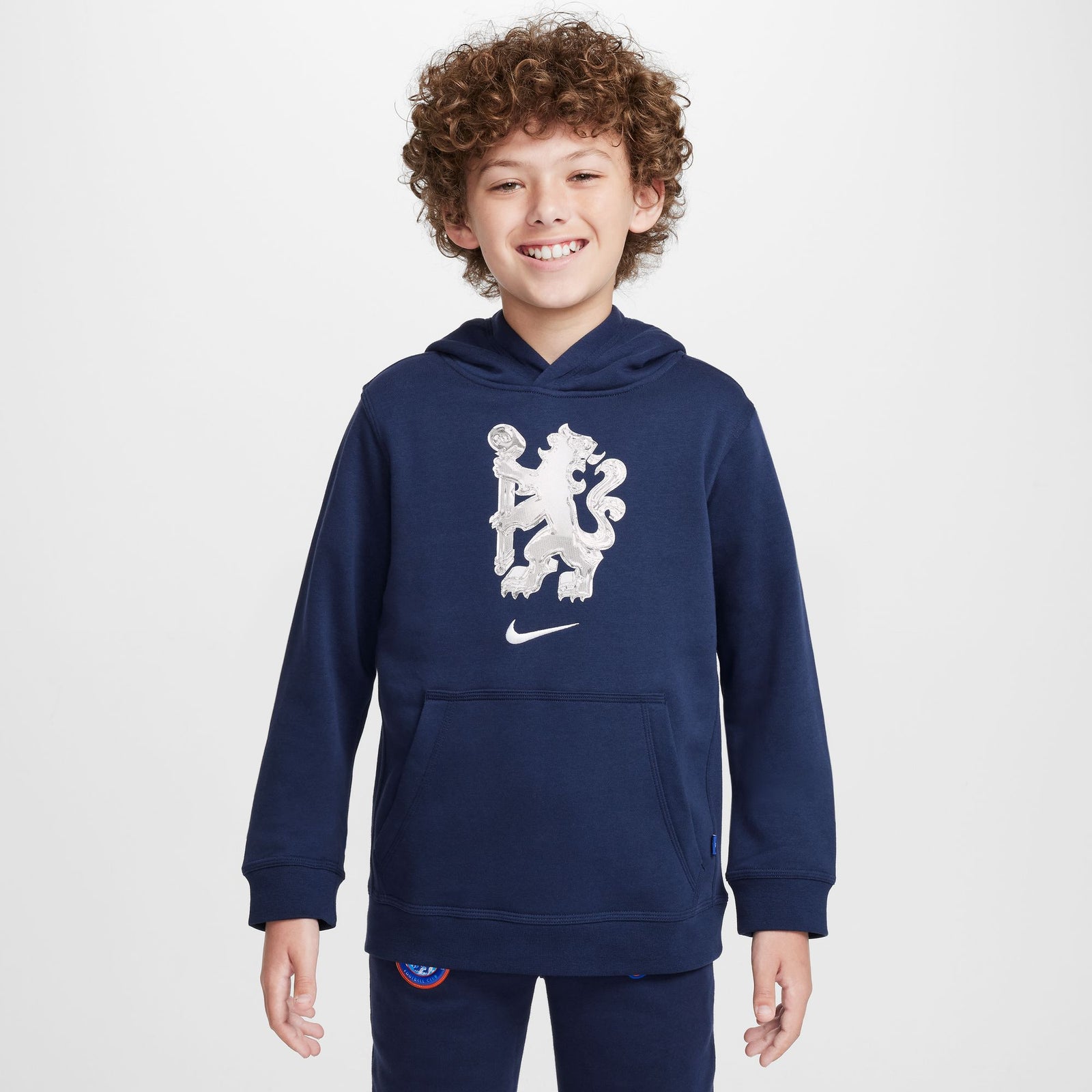 Nike Chelsea NSW Club Hoodie - FQ3448-451-NIKE by Nike | Available at Niky's Sports