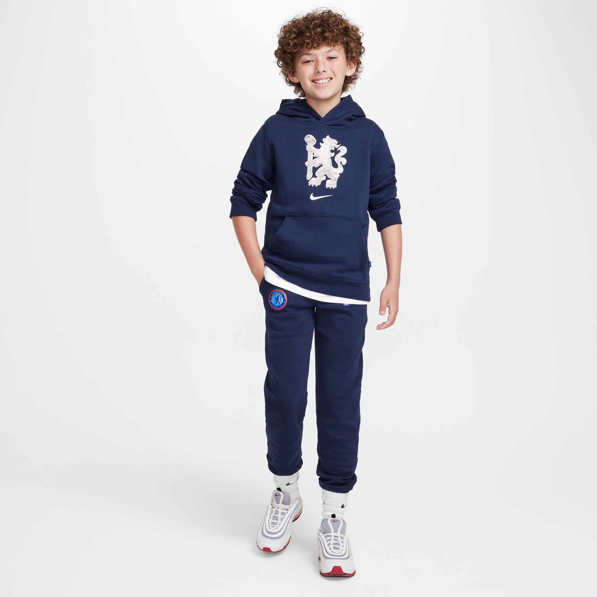 Nike Chelsea NSW Club Hoodie - FQ3448-451-NIKE by Nike | Available at Niky's Sports