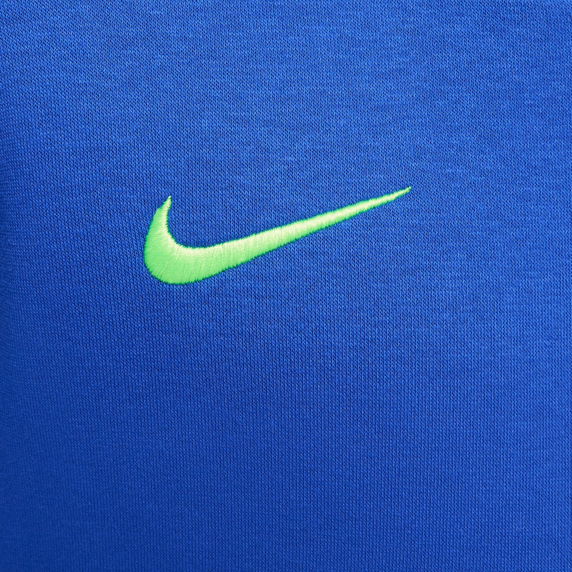 Nike FC Barcelona Club Third Big Kids' (Boys') Soccer Pullover Hoodie - FQ3449-405-NIKE by Nike | Available at Niky's Sports