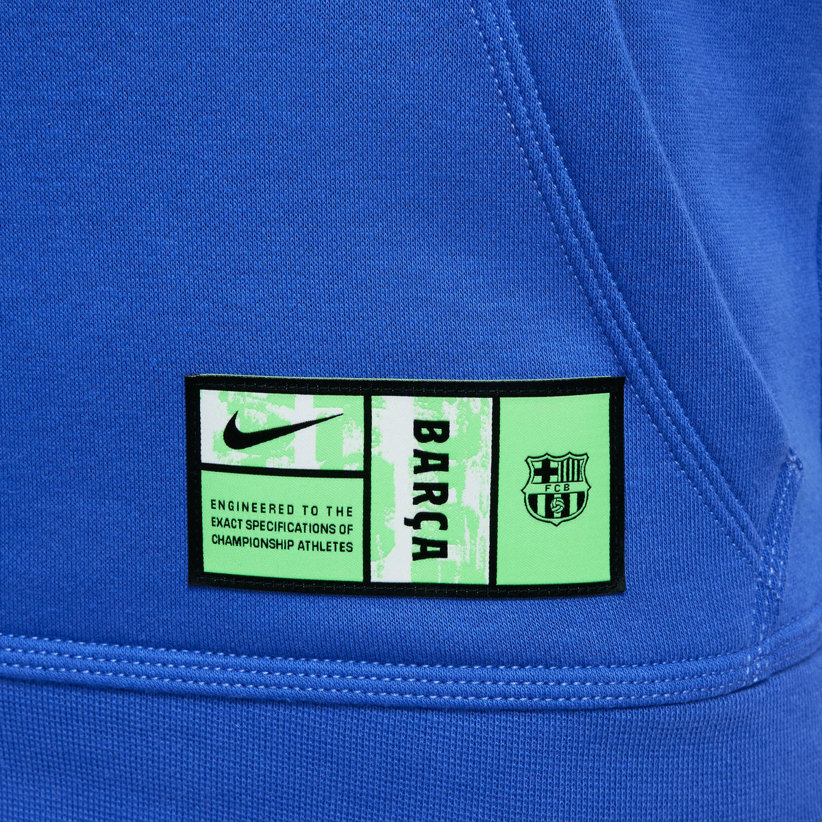 Nike FC Barcelona Club Third Big Kids' (Boys') Soccer Pullover Hoodie - FQ3449-405-NIKE by Nike | Available at Niky's Sports