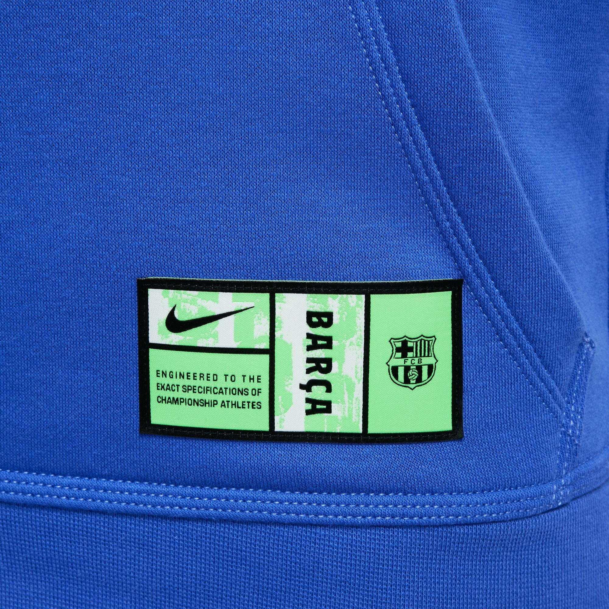 Nike FC Barcelona Club Third Big Kids' (Boys') Soccer Pullover Hoodie - FQ3449-405-NIKE by Nike | Available at Niky's Sports